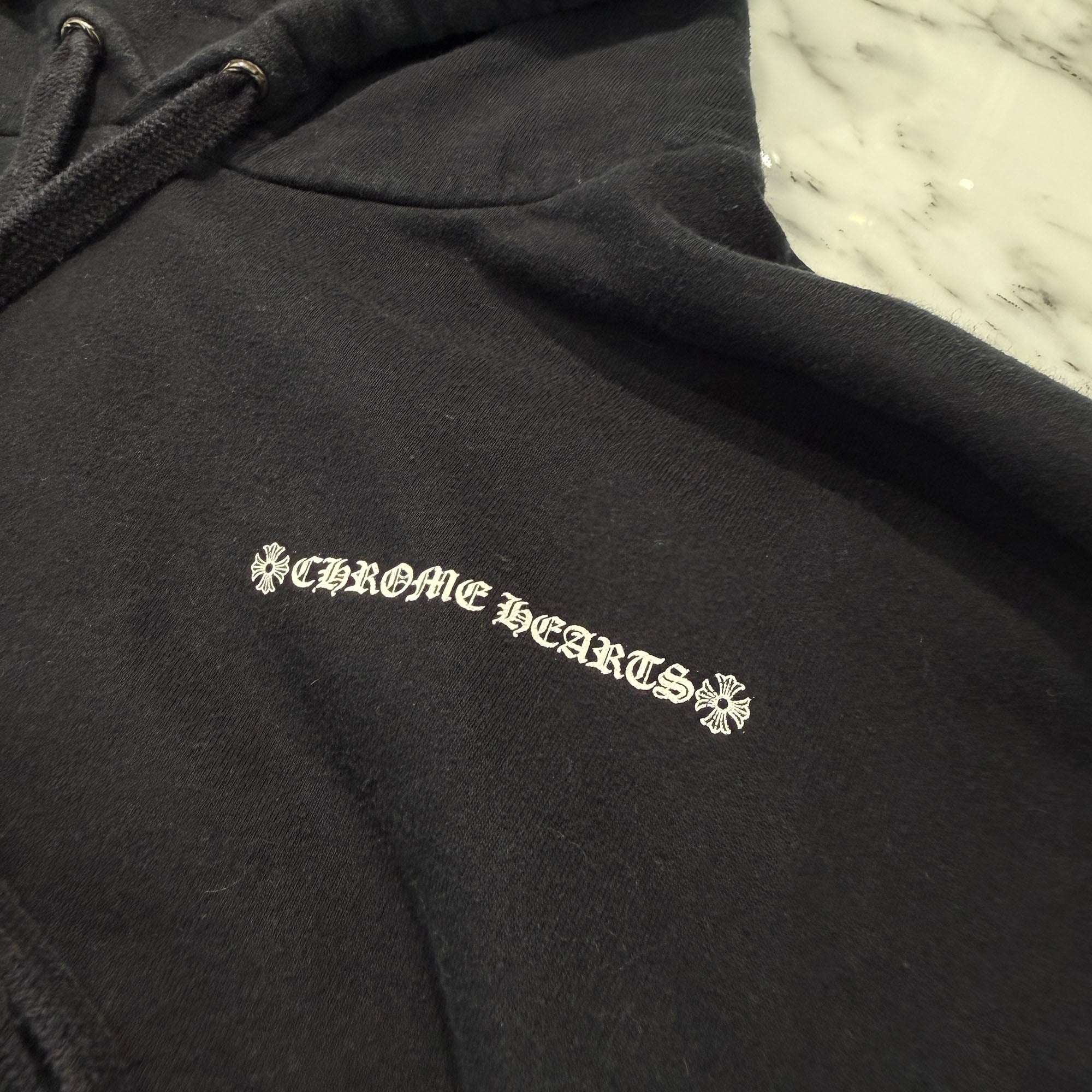 CHROME HEARTS Cross Tire Track Pullover Hoodie Size XL クロムハーツ クロス タイヤトラック プルオーバーフーディー サイズXL