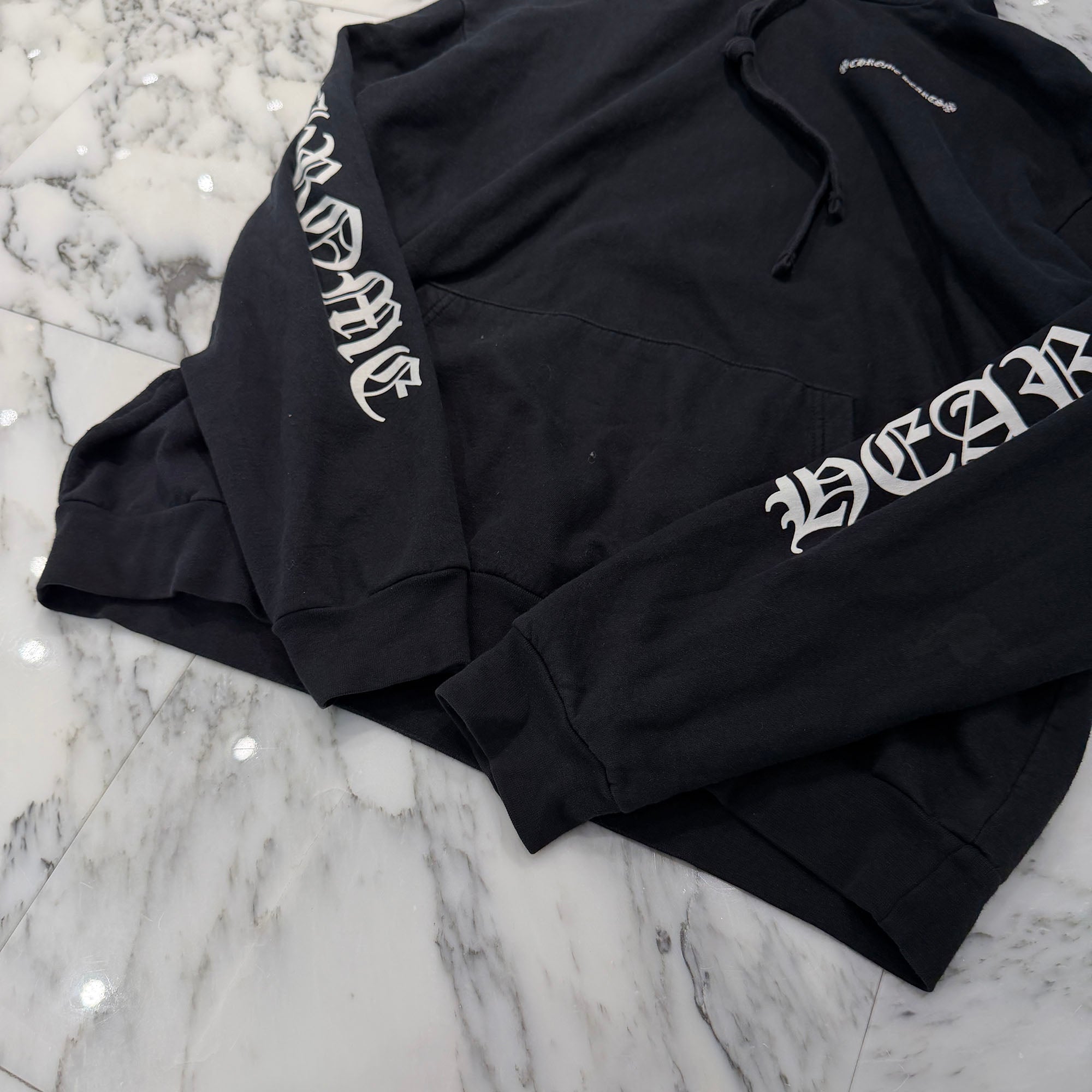 CHROME HEARTS Cross Tire Track Pullover Hoodie Size XL クロムハーツ クロス タイヤトラック プルオーバーフーディー サイズXL