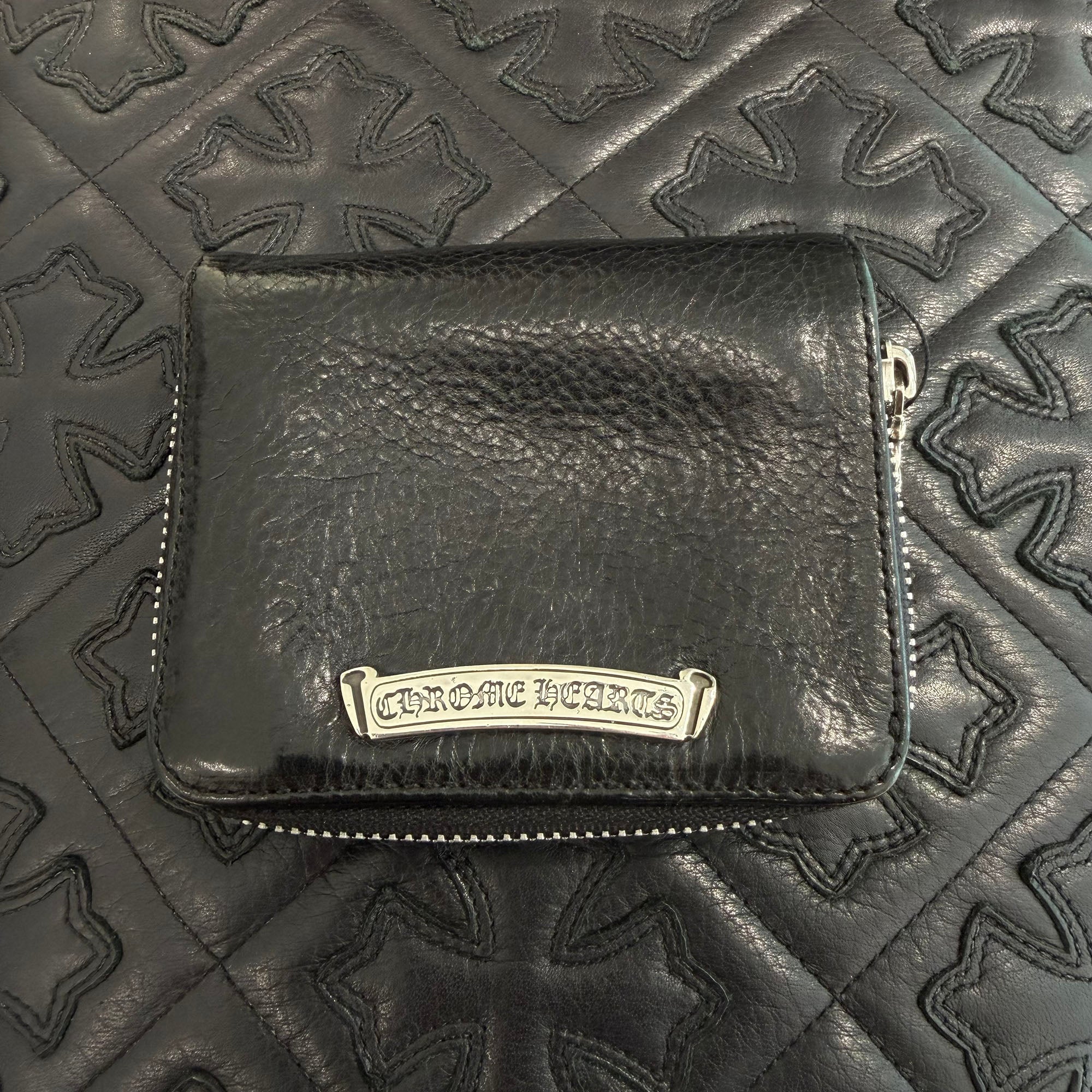 CHROME HEARTS Square Zip Bill Wallet クロムハーツ スクエアジップ ビルウォレット