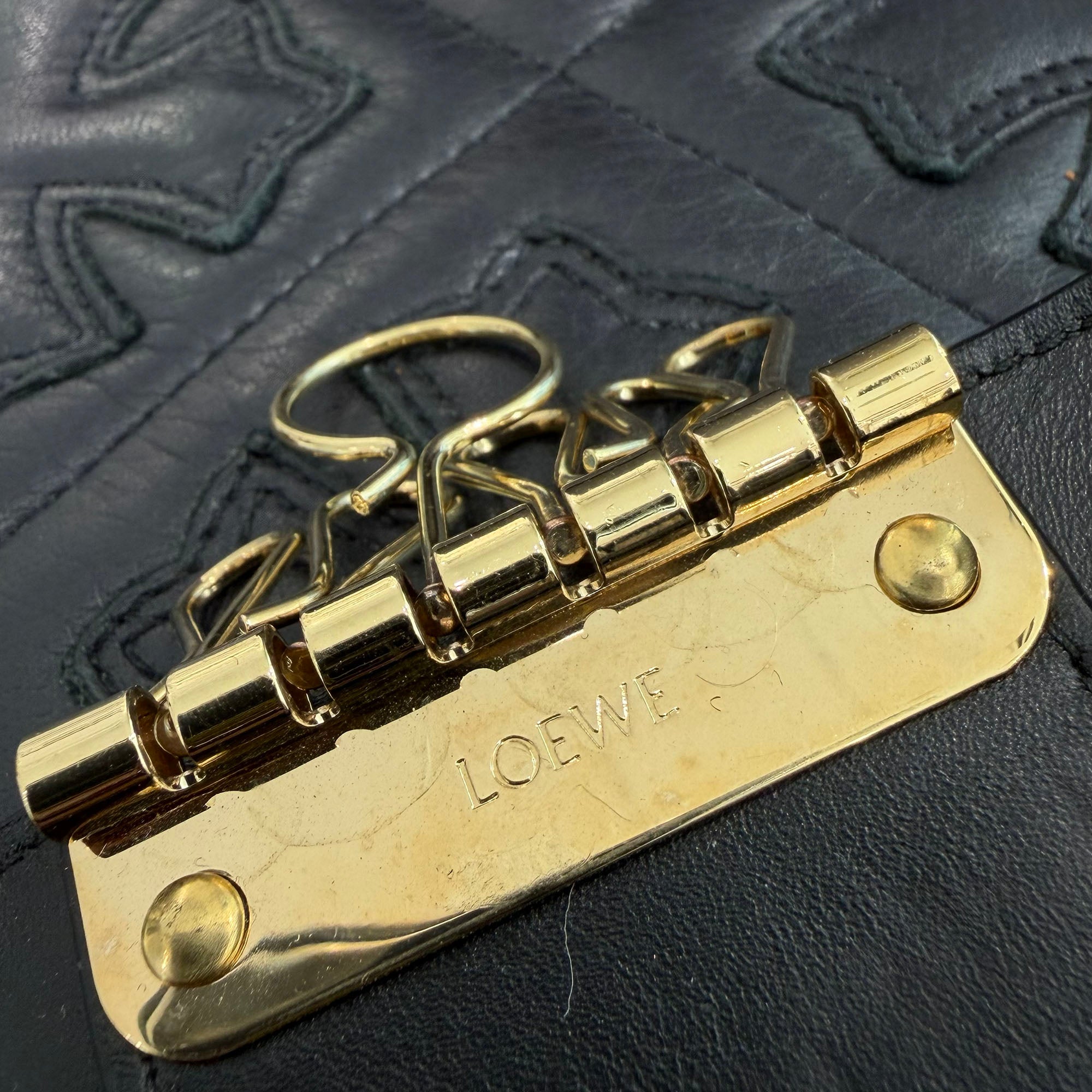 LOEWE Anagram Logo Repeat Key Case C499K92X01 ロエベ アナグラム ロゴ リピート キーケース