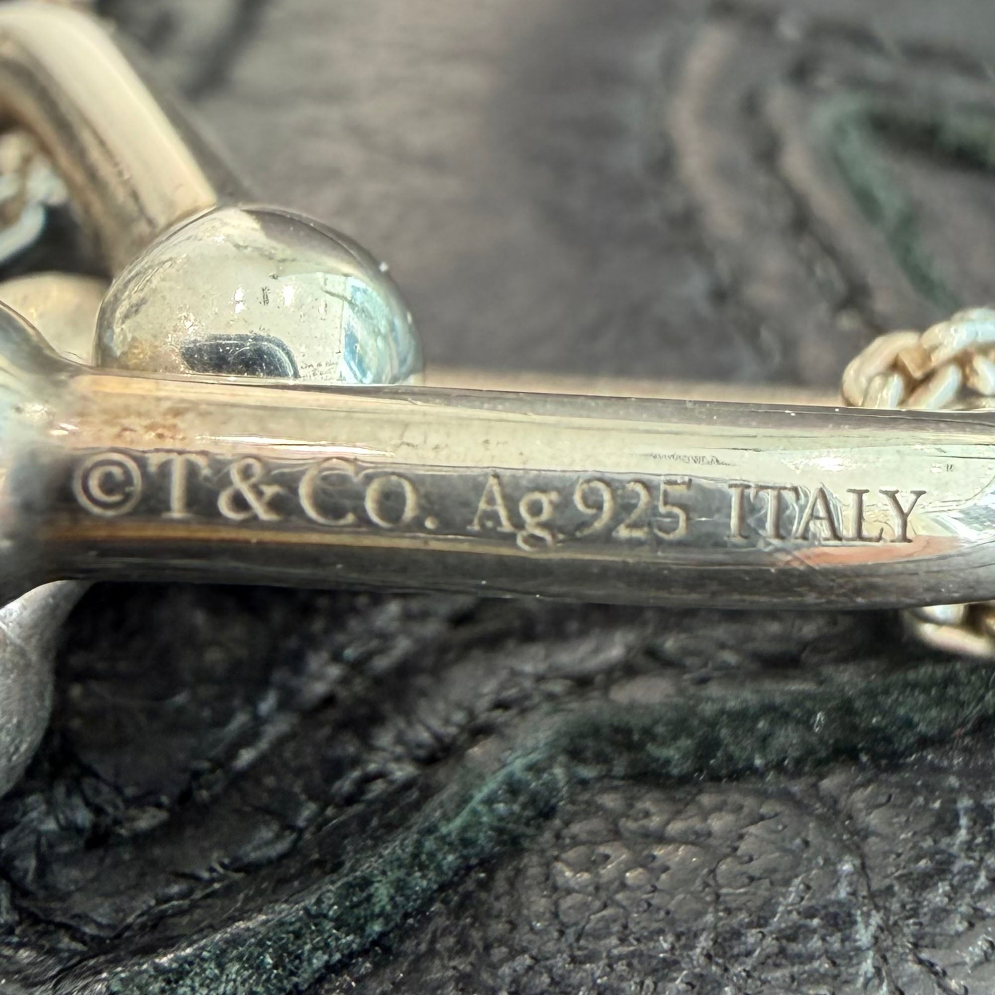 Tiffany Co. Hard Wear Large Double Link Pendant Necklace 63104337 Size 16 Inch ティファニー ハード ウェア ラージダブル リンク ペンダント ネックレス サイズ16インチ