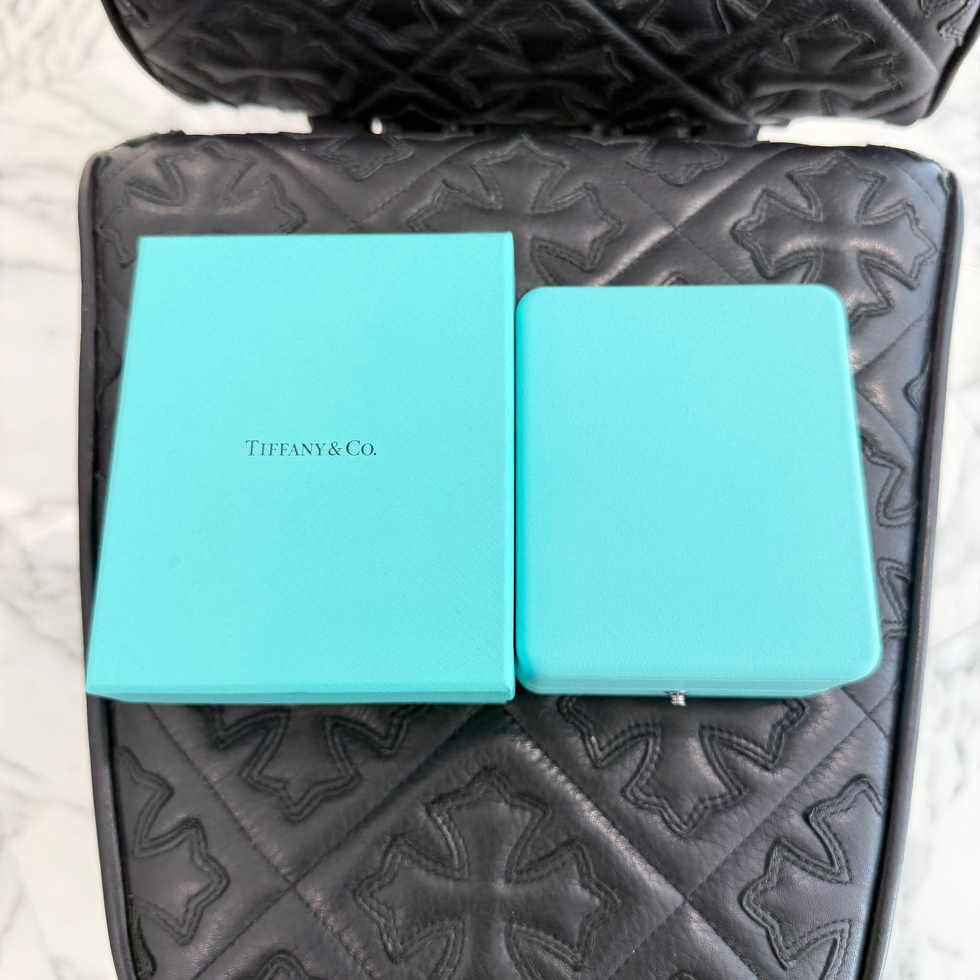 Tiffany Co. Hard Wear Large Double Link Pendant Necklace 63104337 Size 16 Inch ティファニー ハード ウェア ラージダブル リンク ペンダント ネックレス サイズ16インチ