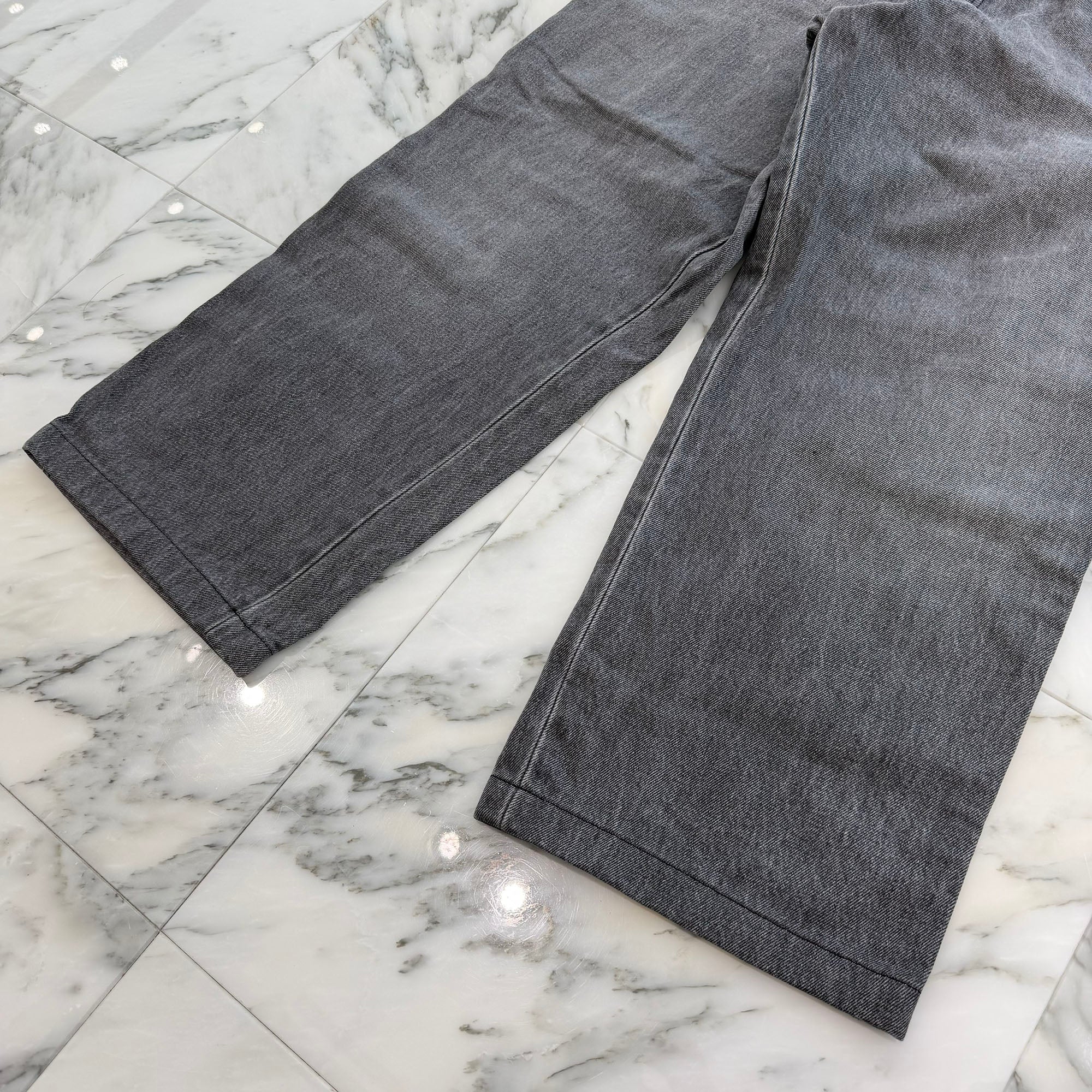 PRADA 2023AW Triangle Logo Plate Denim Cargo Pants GEP362 S232 13B4 Size 50 プラダ トライアングルロゴプレート デニムカーゴパンツ サイズ50