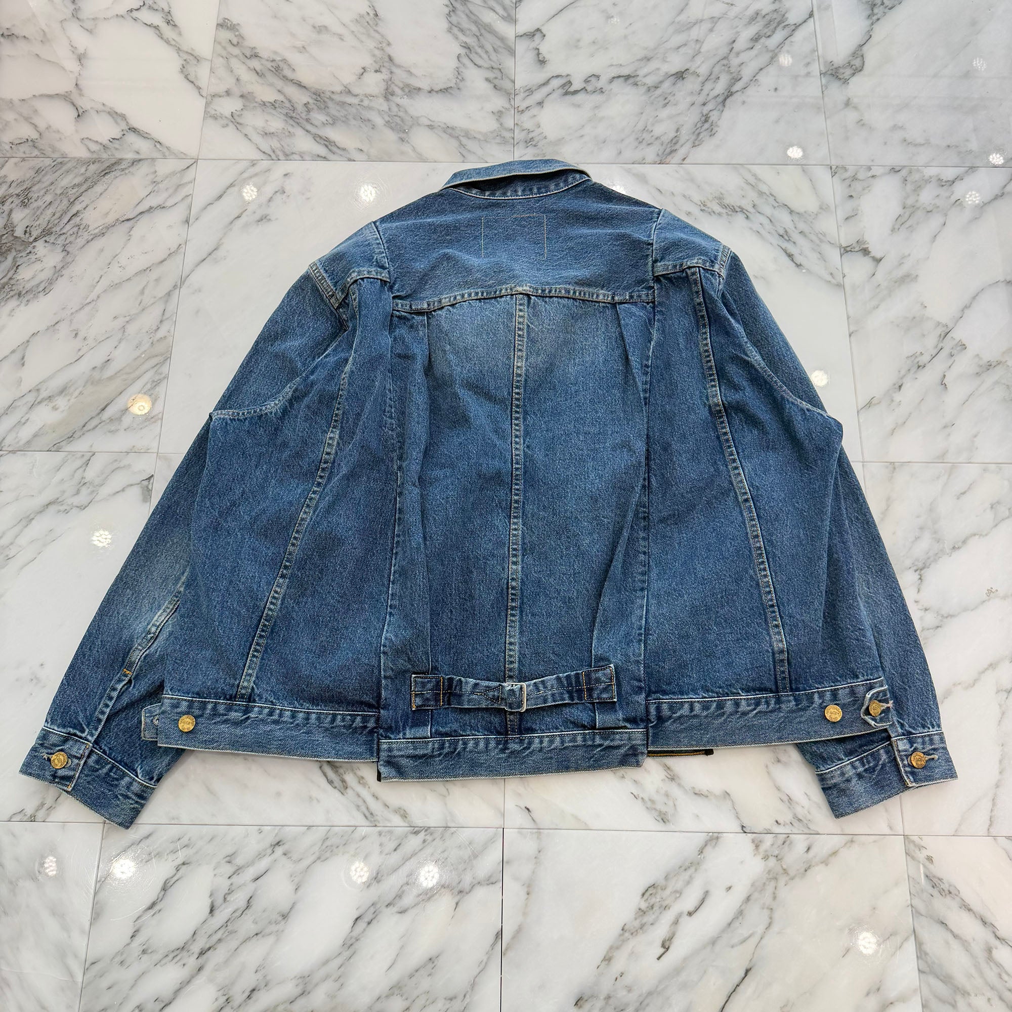 sacai × Levi's 2025SS Double Name Docking Denim Jacket 25-03708M Size XL サカイ×リーバイス ダブルネーム ドッキング デニムジャケット サイズXL