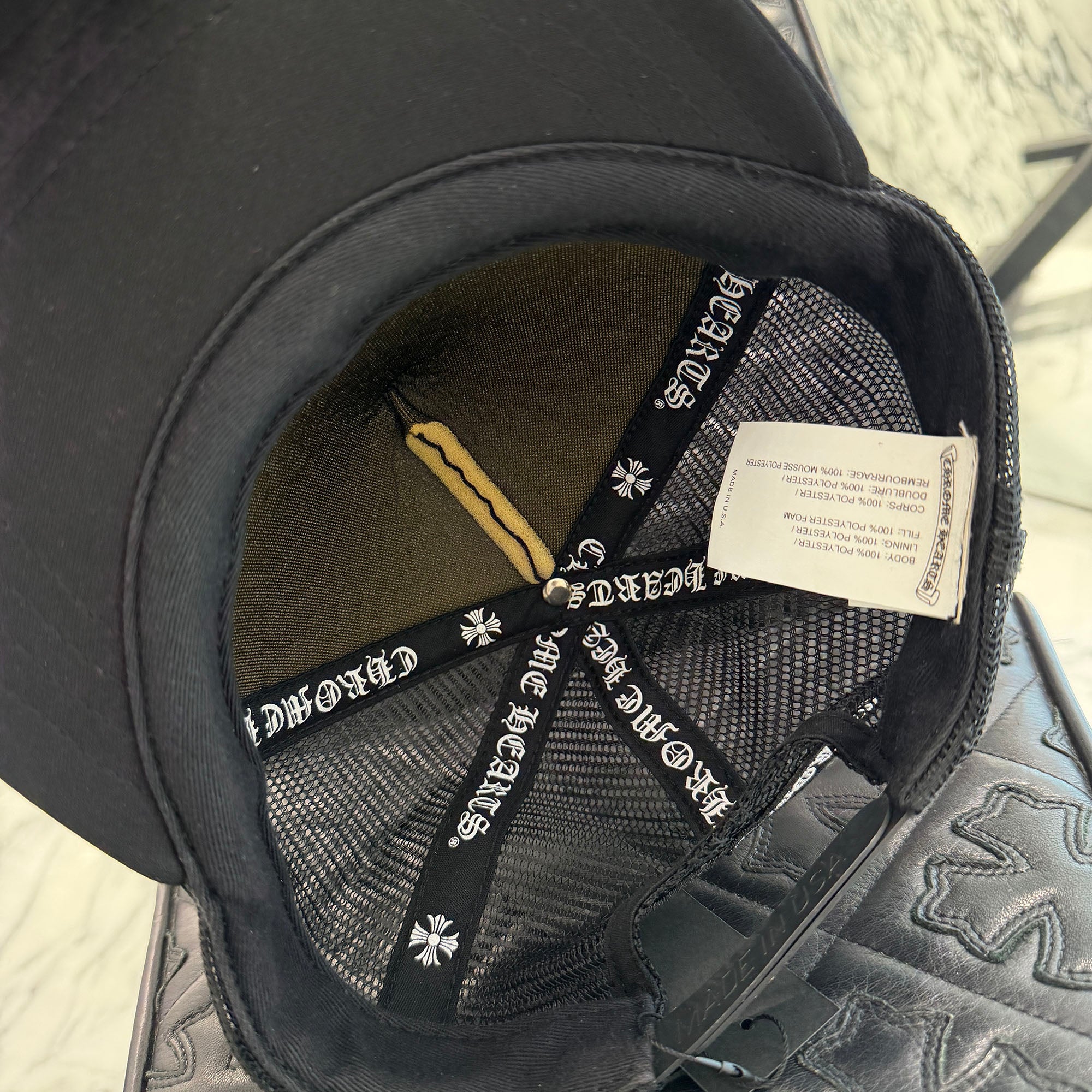 CHROME HEARTS Multi Color Cemetery Cross Print Trucker Cap ONE SIZE (53-60) クロムハーツ マルチカラー セメタリークロス プリント トラッカーキャップ ONE SIZE (53-60)