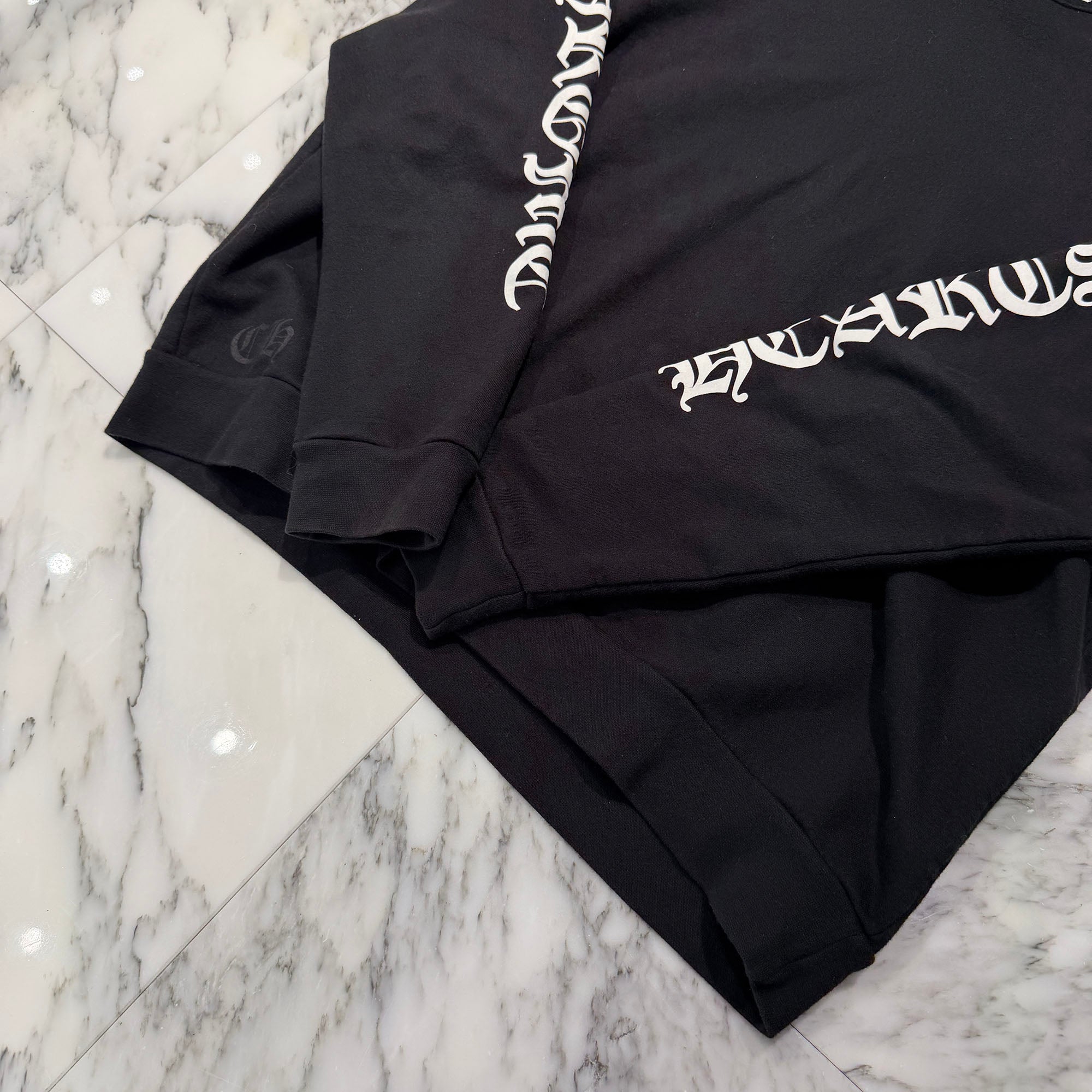 CHROME HEARTS Neck Logo Crewneck Sweatshirt Size L クロムハーツ ネックロゴクルーネックスウェットシャツ サイズL