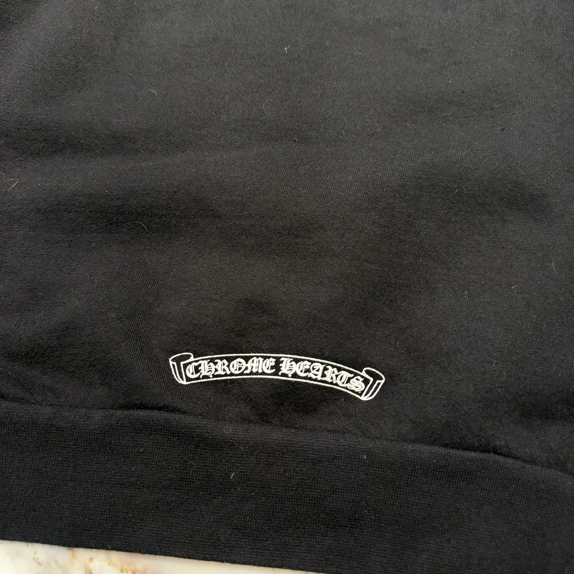 CHROME HEARTS Neck Logo Crewneck Sweatshirt Size L クロムハーツ ネックロゴクルーネックスウェットシャツ サイズL