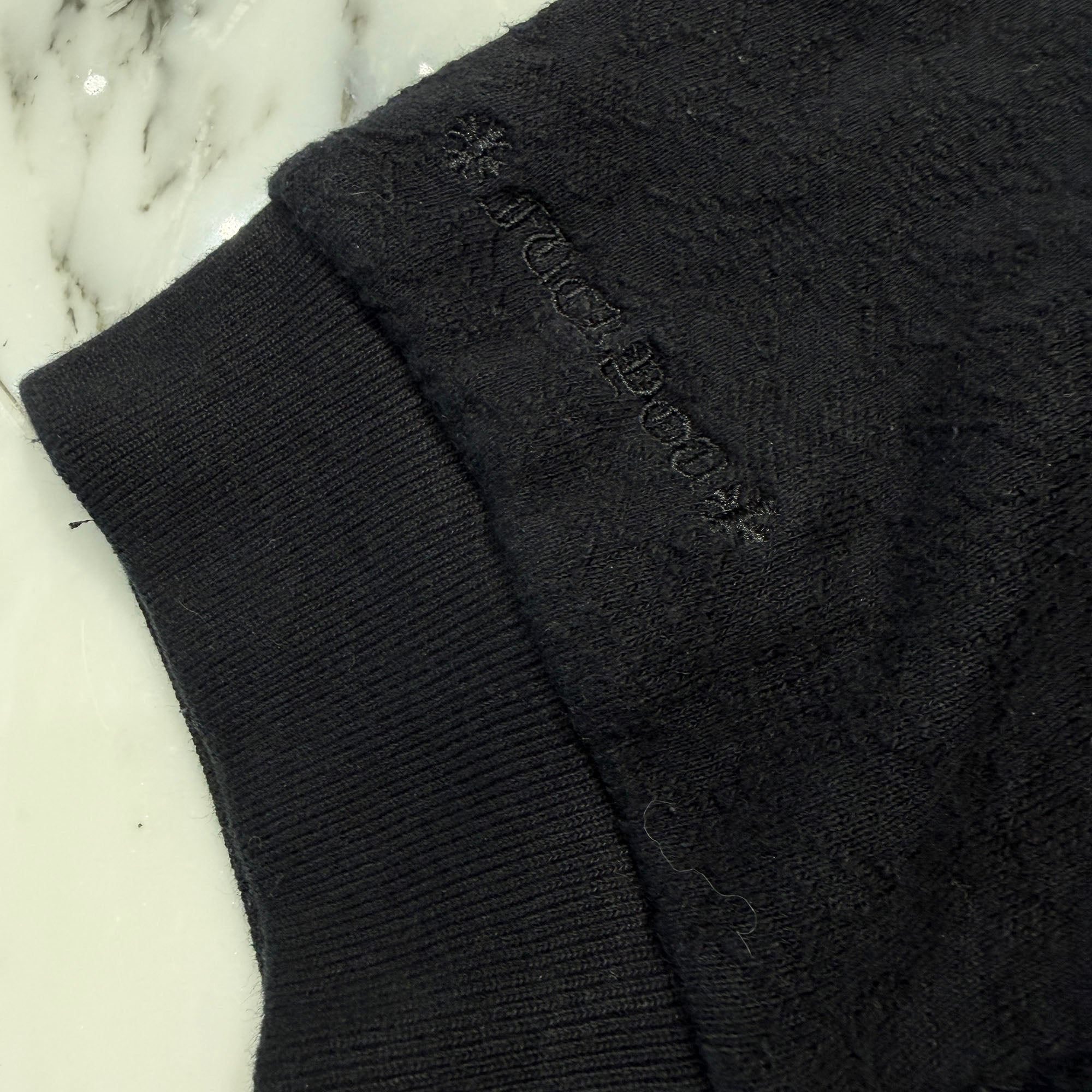 CHROME HEARTS Y NOT Vertical Logo Embroidery CH Plus Sweat Shirt Size XL クロムハーツ ワイノット ヴァーティカルロゴ刺繍 CHプラス総柄 スウェットシャツ Tシャツ サイズXL