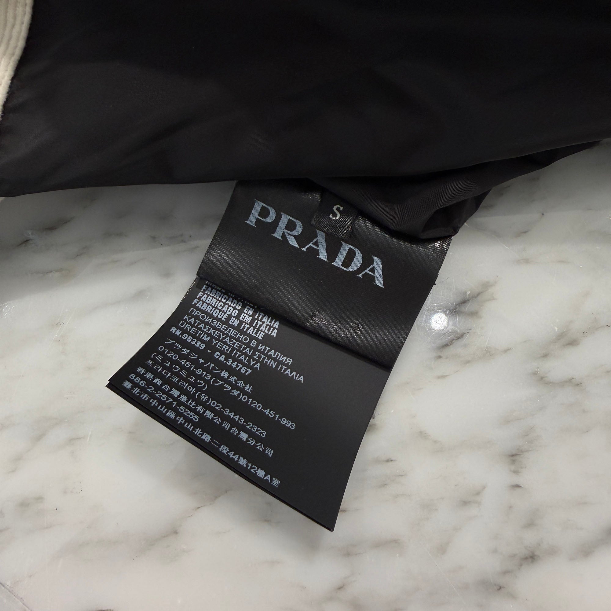 PRADA 2023AW Triangle Logo Pinweil Corduroy Shirt Jacket SC556 S221 1JHC Size S プラダ トライアングルロゴプレート ピンウェール コーデュロイ シャツ ジャケット サイズS