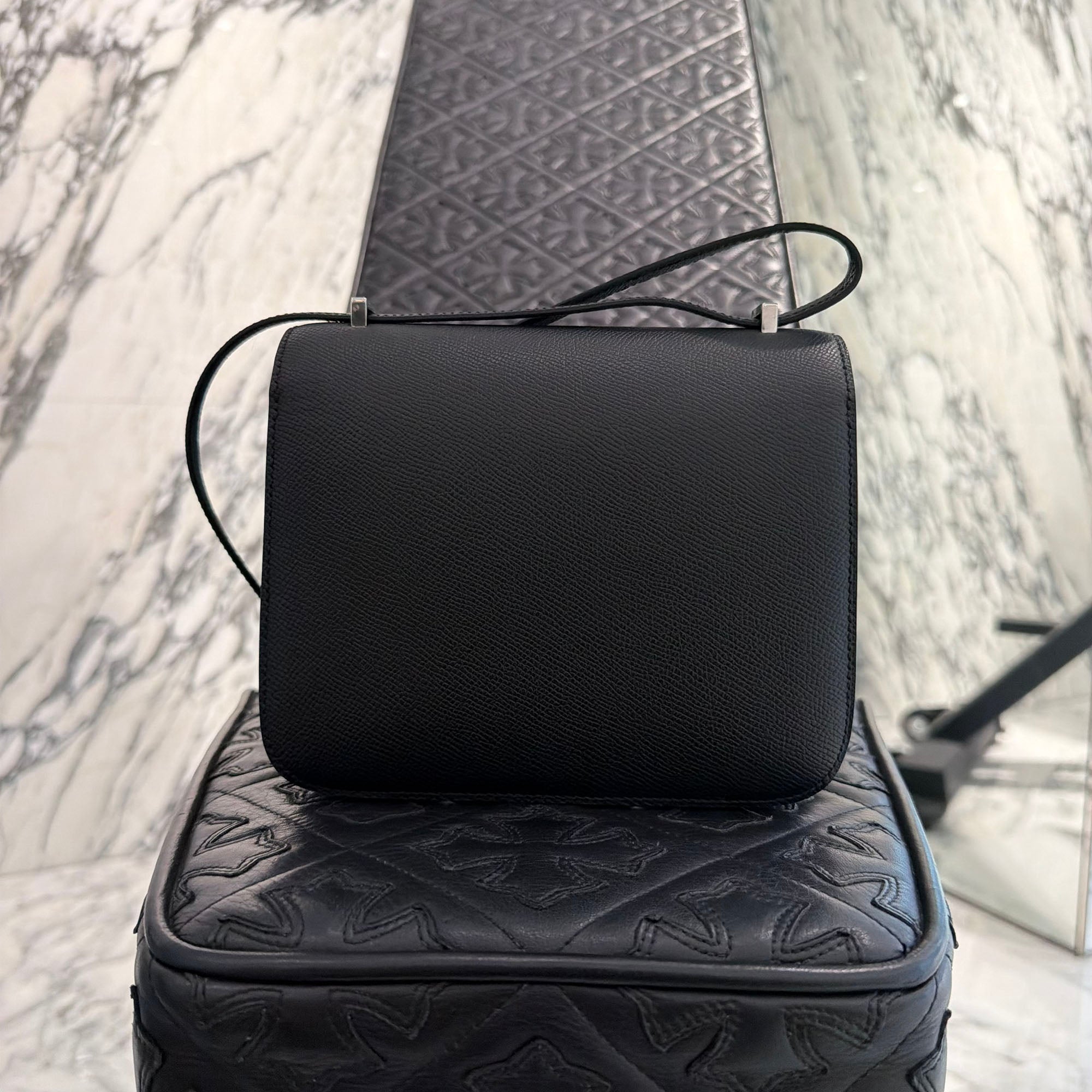 HERMES Constance III Mini 18 Bag "Noir" K刻印 エルメス コンスタンス コンスタンス 3 ミニ 18 バッグ "ノワール" K刻印
