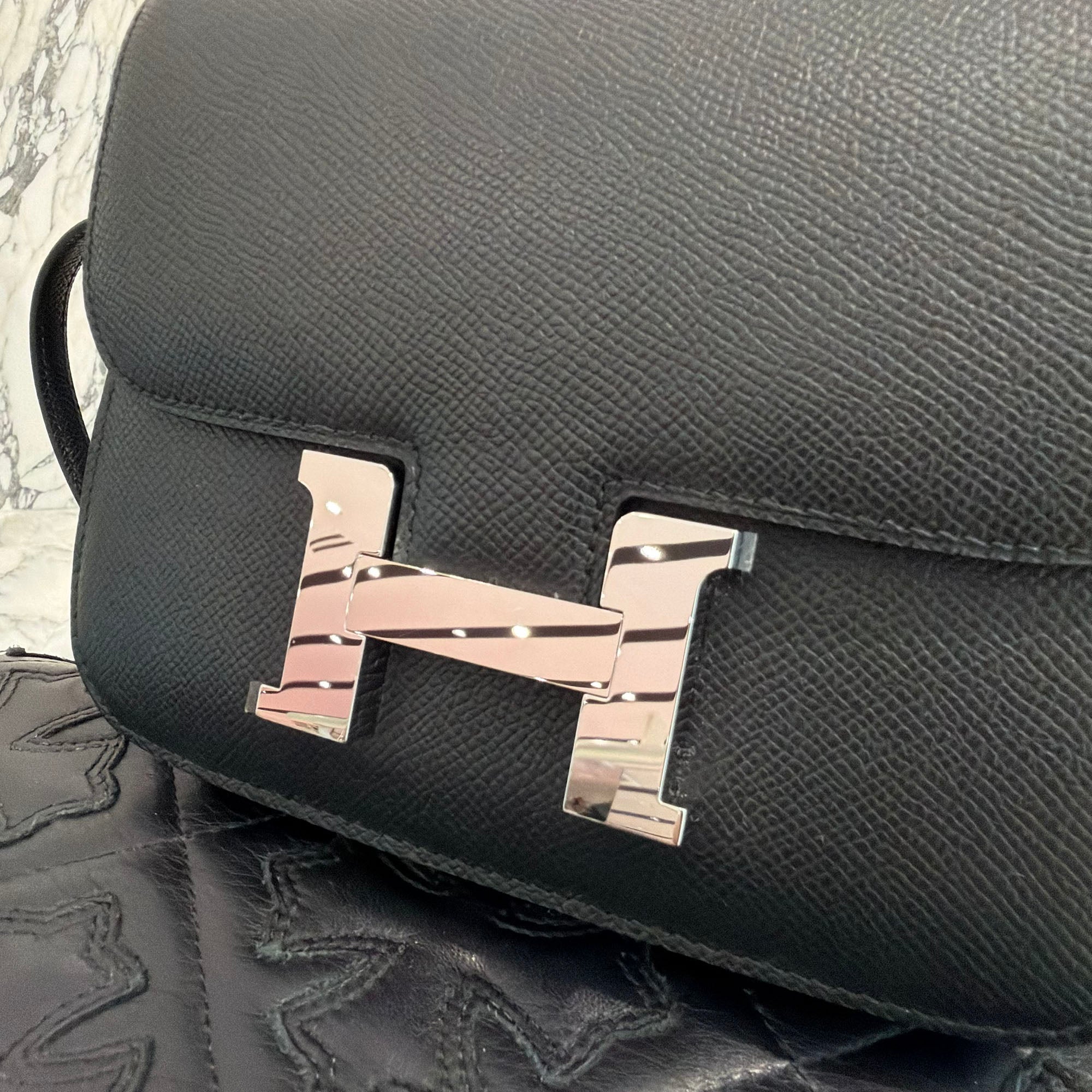 HERMES Constance III Mini 18 Bag "Noir" K刻印 エルメス コンスタンス コンスタンス 3 ミニ 18 バッグ "ノワール" K刻印