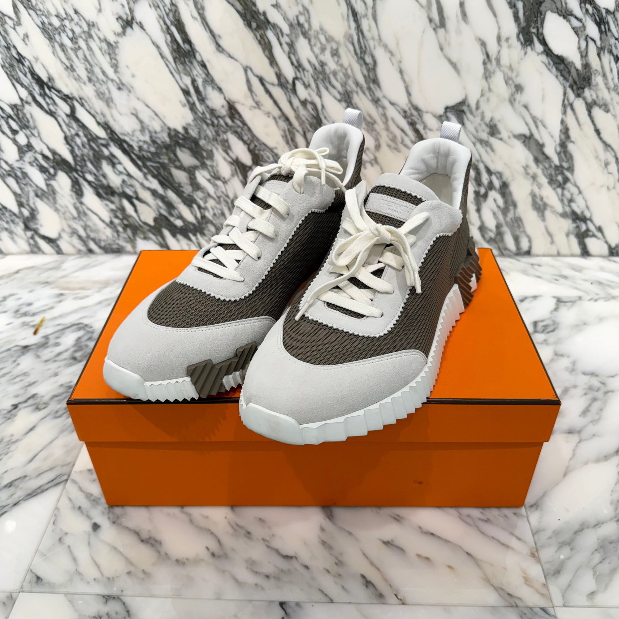 HERMES 2023SS " Bouncing " Mesh Sneakers H231764ZH06390 Size 44 (約：28.0cm～29.0cm) エルメス " バウンシング " メッシュスニーカー サイズ44 (約：28.0cm～29.0cm)