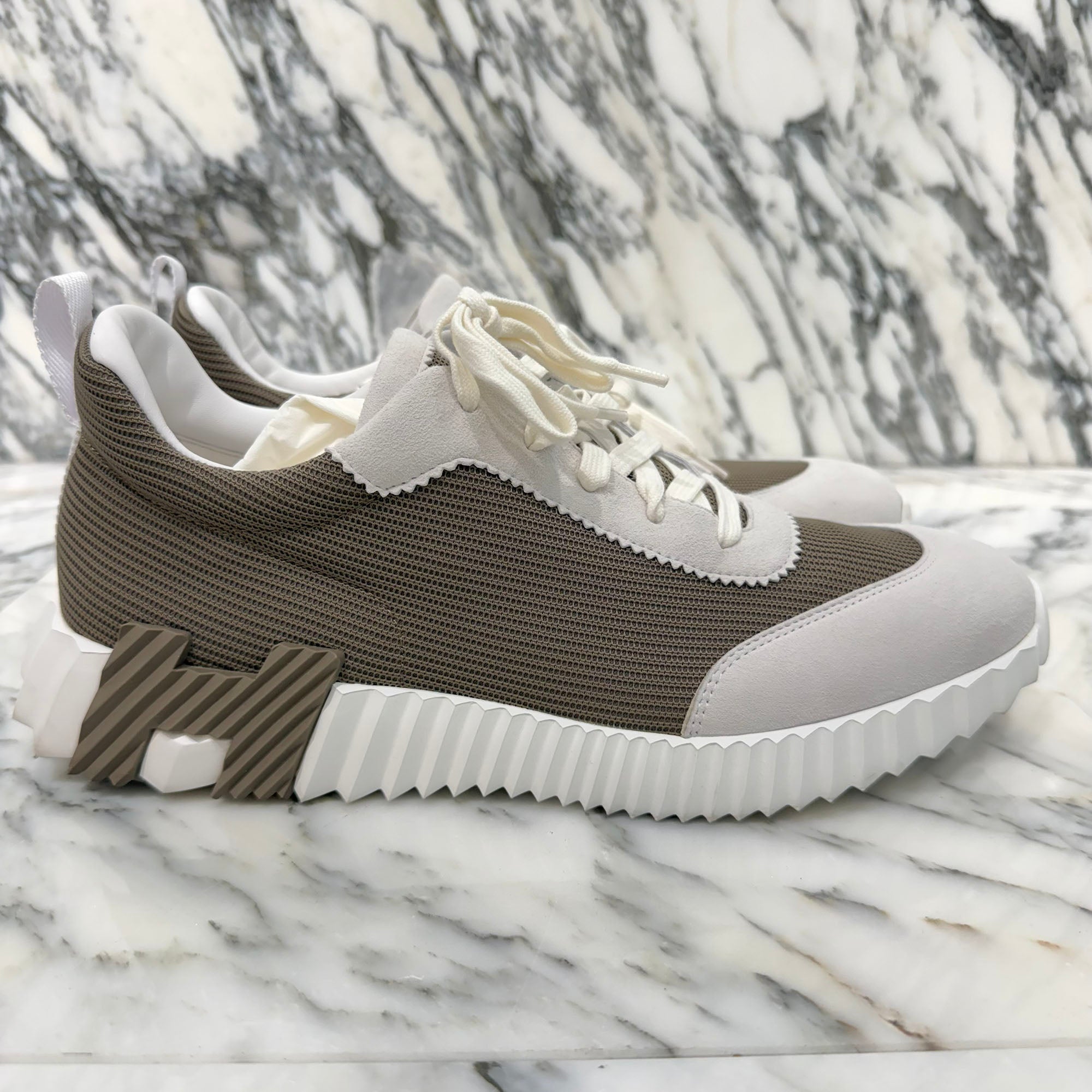 HERMES 2023SS " Bouncing " Mesh Sneakers H231764ZH06390 Size 44 (約：28.0cm～29.0cm) エルメス " バウンシング " メッシュスニーカー サイズ44 (約：28.0cm～29.0cm)