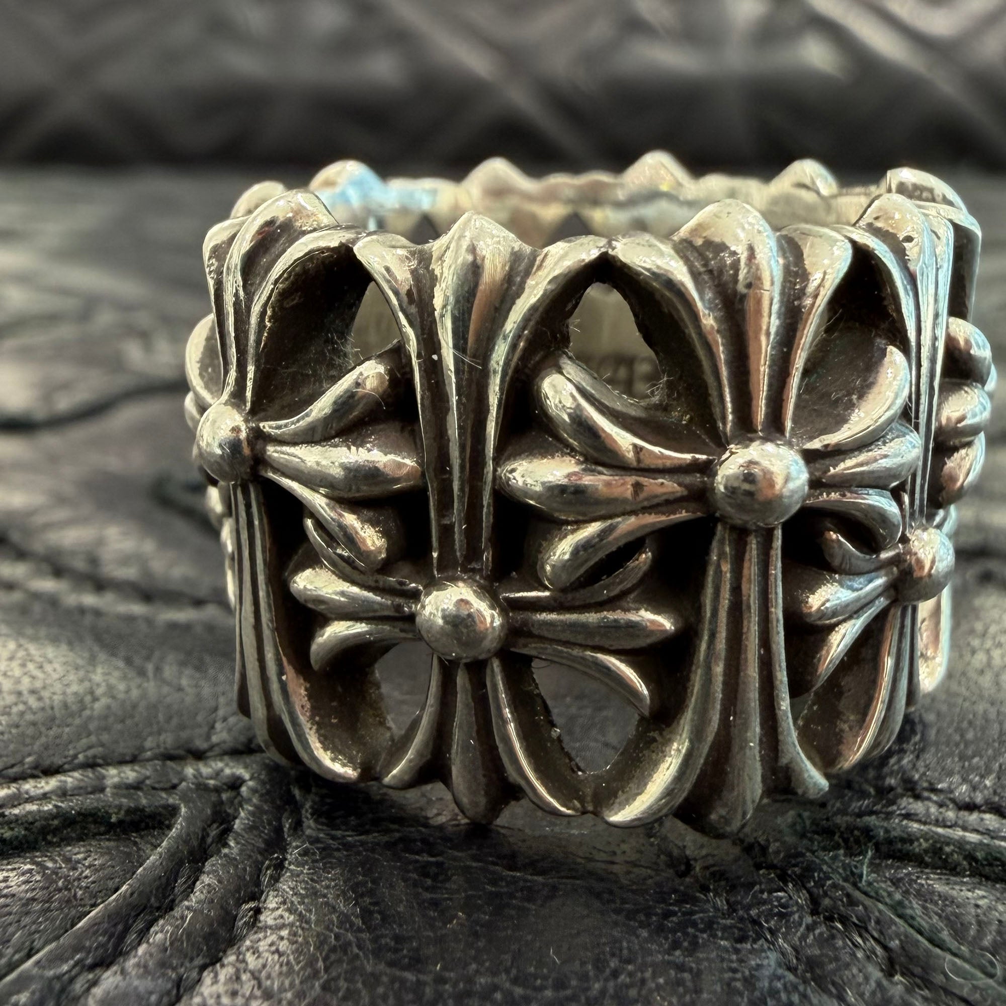 CHROME HEARTS Cemetery Cross Ring Size 20号 クロムハーツ セメタリークロスリング サイズ20号
