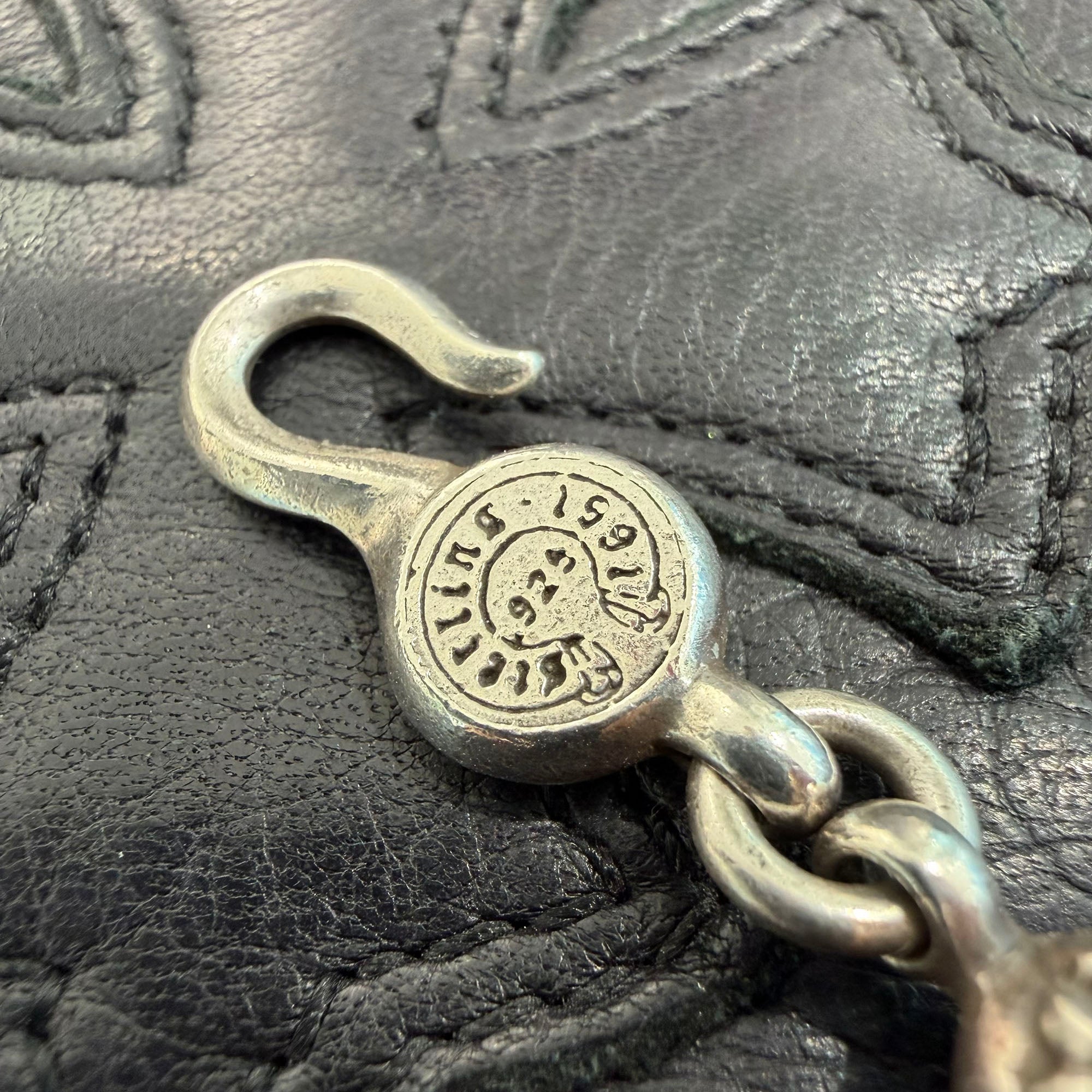 CHROME HEARTS CH Cross Pendant Small with Cross Ball Necklace クロムハーツ CHクロス ペンダント スモール ウィズ クロスボール ネックレス