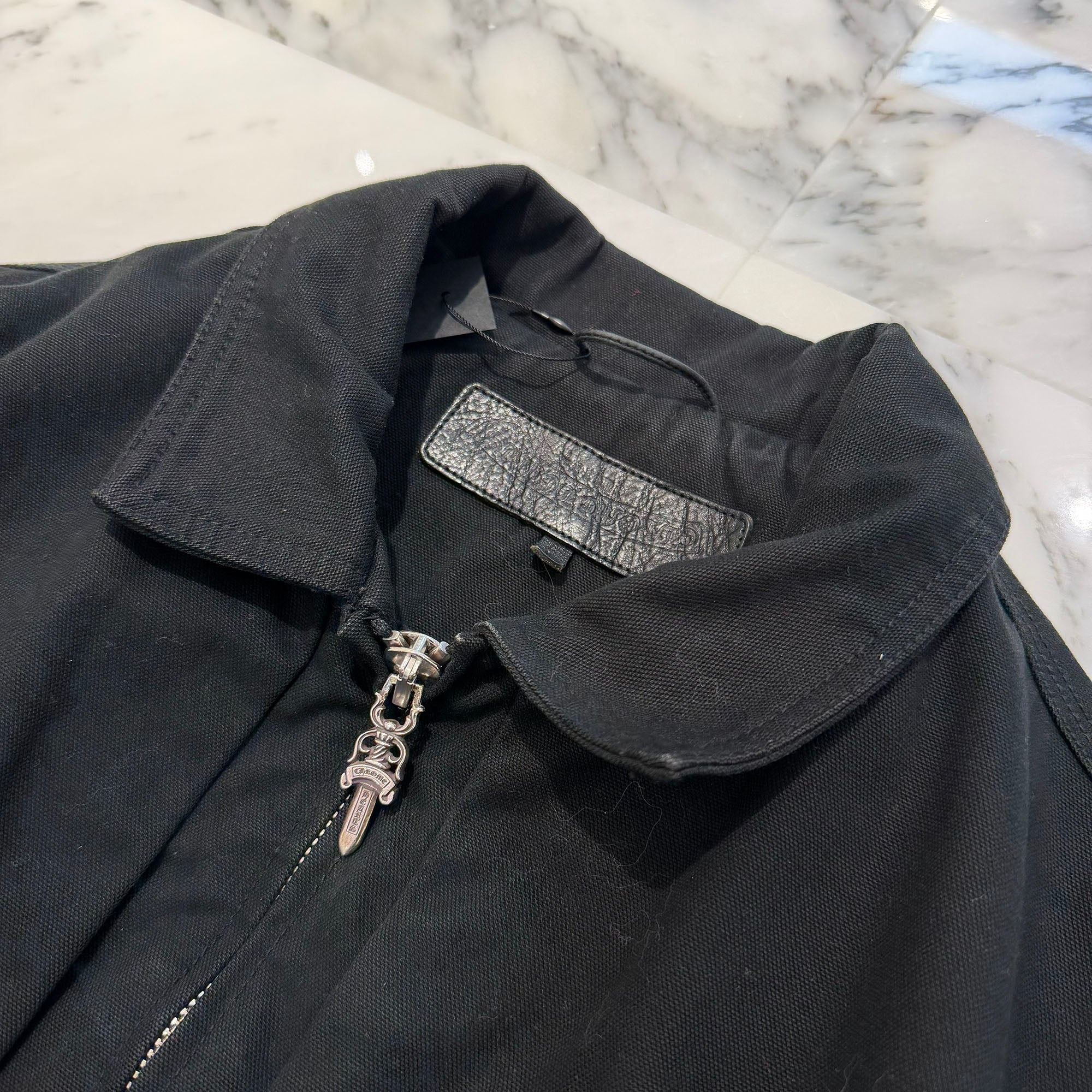 CHROME HEARTS Made In Hollywood CH Plus Eye Chart Denim Zip Up Jacket Size L クロムハーツ メイドインハリウッド CHプラス アイチャート デニムジップアップ ジャケット サイズL