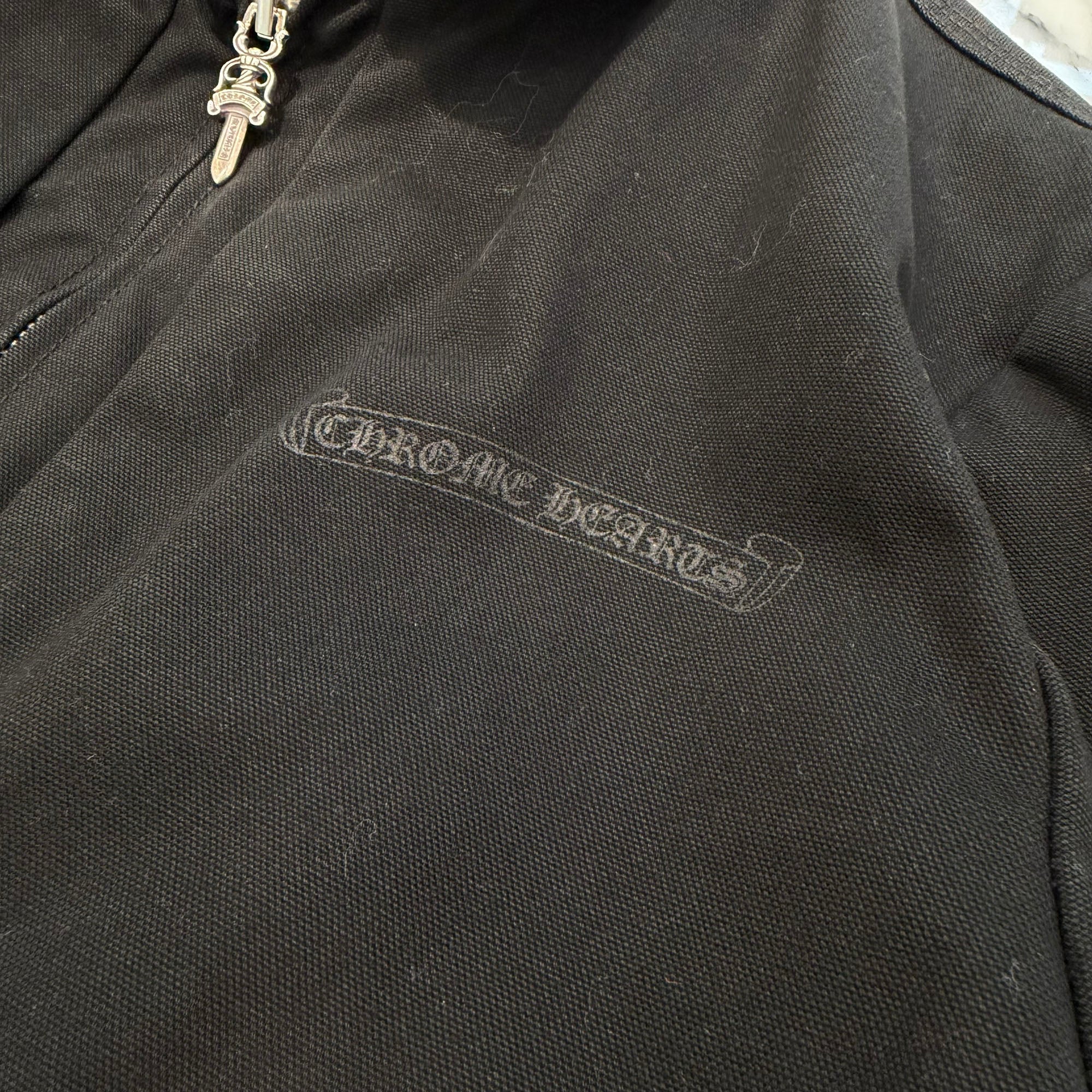 CHROME HEARTS Made In Hollywood CH Plus Eye Chart Denim Zip Up Jacket Size L クロムハーツ メイドインハリウッド CHプラス アイチャート デニムジップアップ ジャケット サイズL