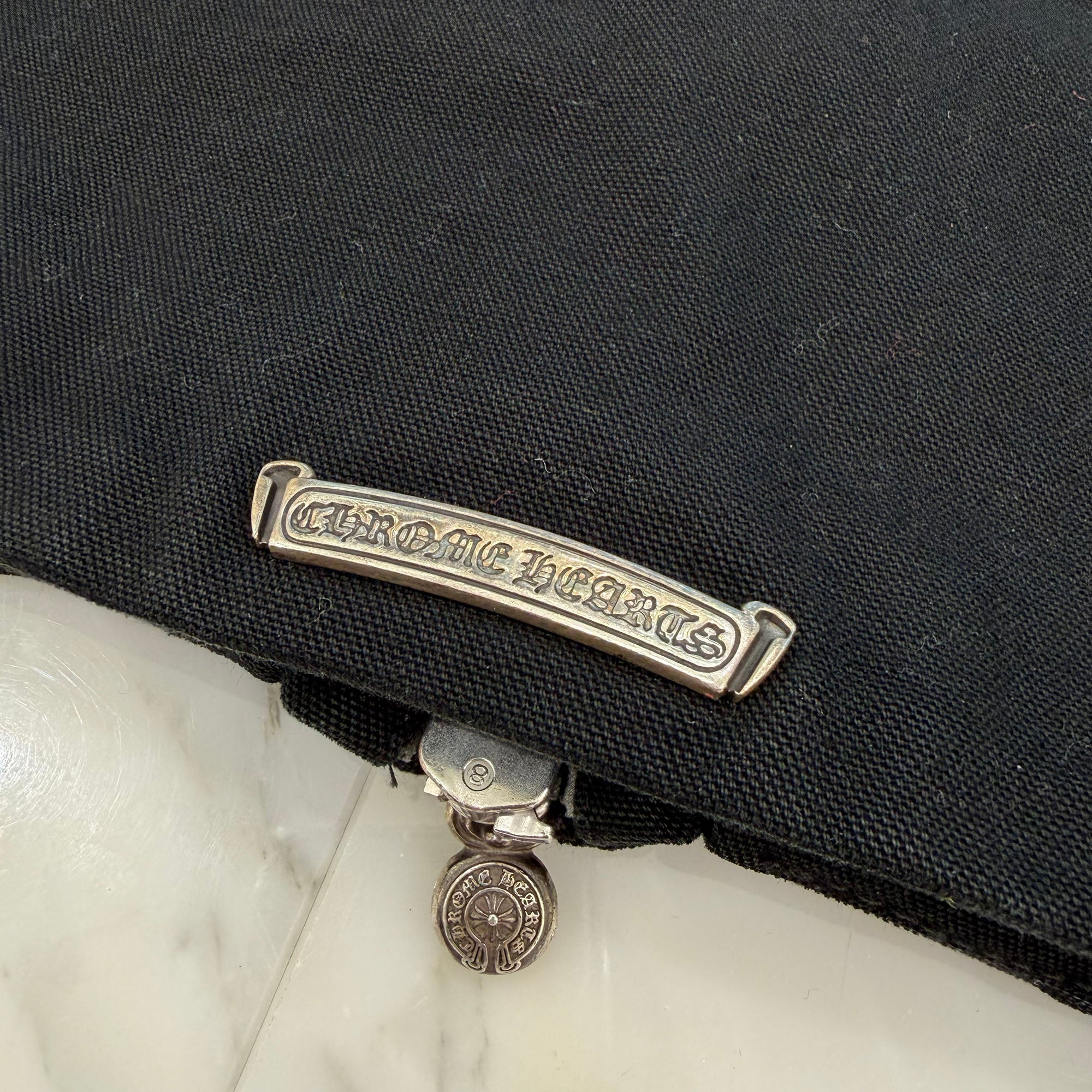 CHROME HEARTS Made In Hollywood CH Plus Eye Chart Denim Zip Up Jacket Size L クロムハーツ メイドインハリウッド CHプラス アイチャート デニムジップアップ ジャケット サイズL