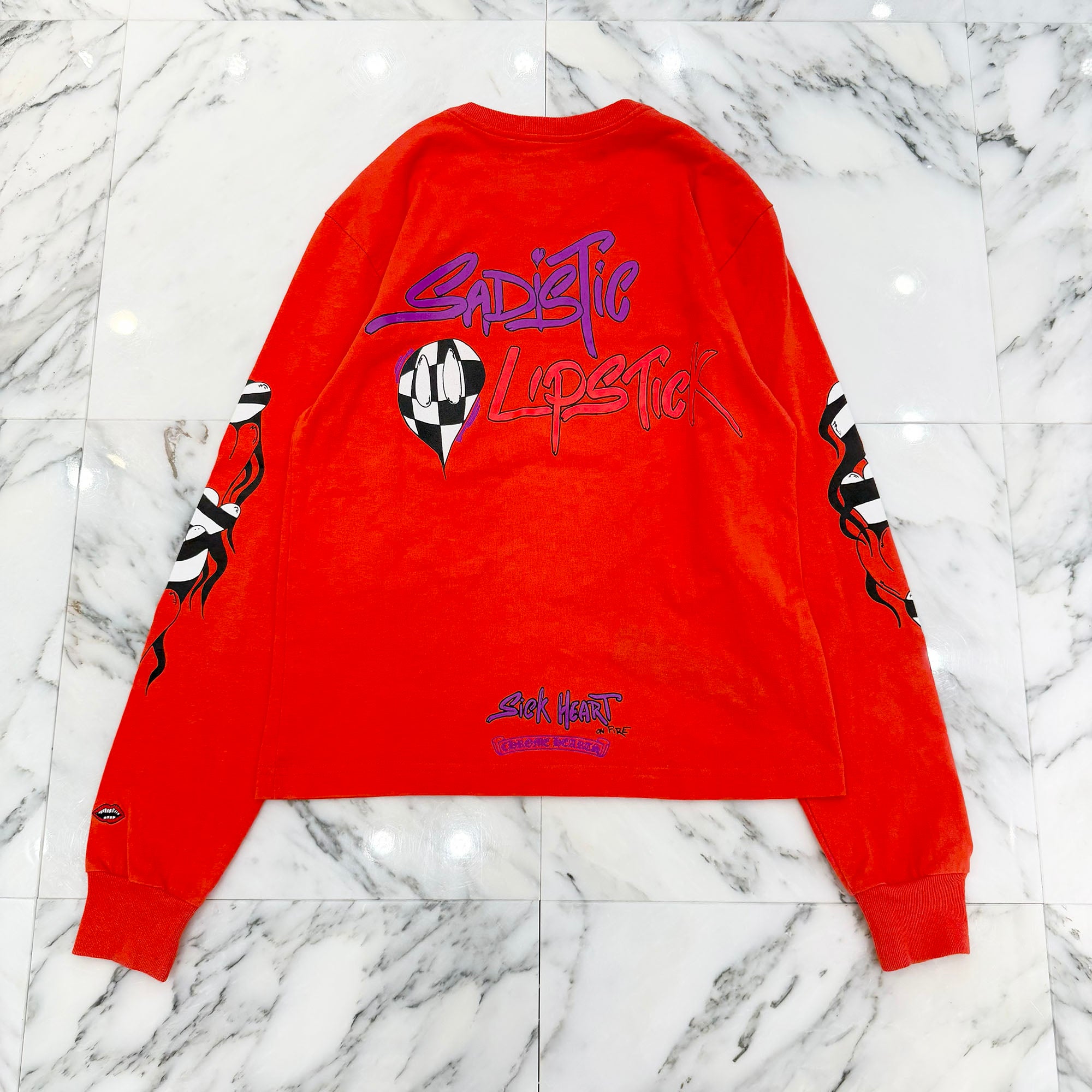 CHROME HEARTS × MATTY BOY 2023SS Sadistic Lipstick Long Sleeve Tee Size XS クロムハーツ × マッティボーイ サディスティックリップスティック ロングスリーブTシャツ サイズXS