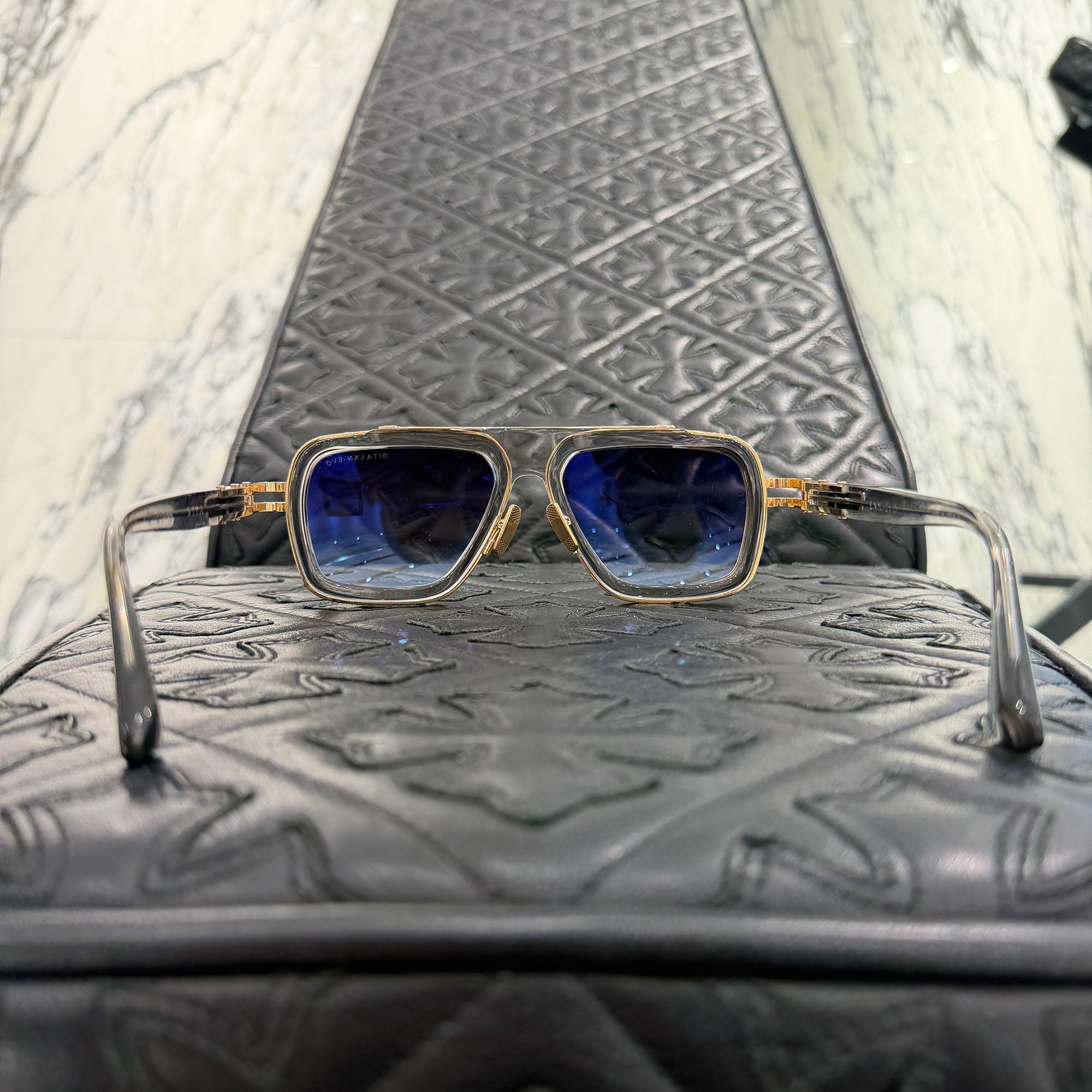 DITA LXN-EVO Aviator Sunglasses DTS403-A02//GREY GLD ディータ LXN-EVO アビエイター・サングラス