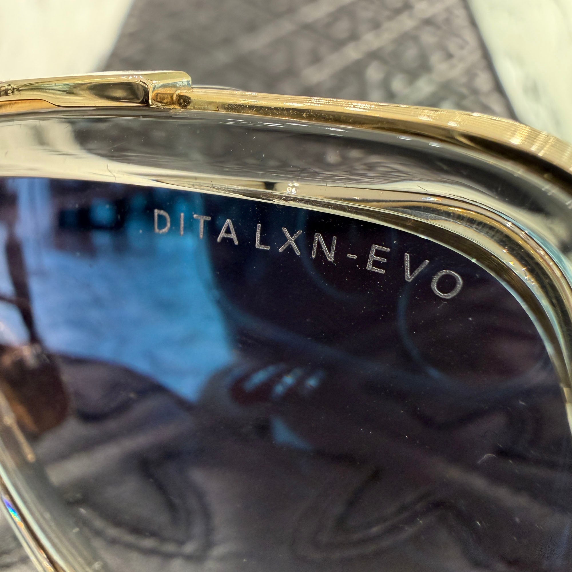 DITA LXN-EVO Aviator Sunglasses DTS403-A02//GREY GLD ディータ LXN-EVO アビエイター・サングラス