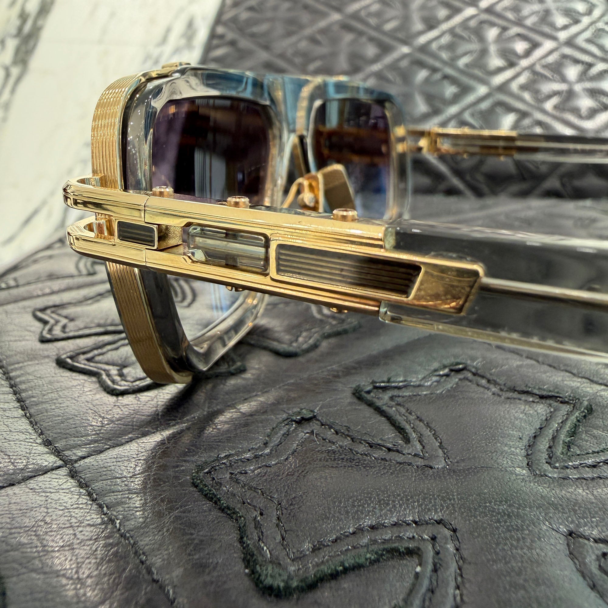 DITA LXN-EVO Aviator Sunglasses DTS403-A02//GREY GLD ディータ LXN-EVO アビエイター・サングラス
