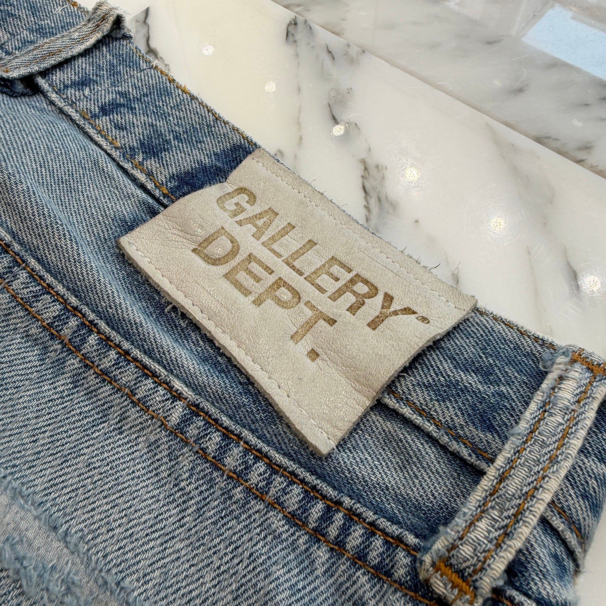CHROME HEARTS × GALLERY DEPT. Levi's Body VNTG Leather Cross Patch Jeans Size 29 クロムハーツ × ギャラリーデプト リーバイスボディ ヴィンテージ レザークロスパッチ ジーンズ サイズ29