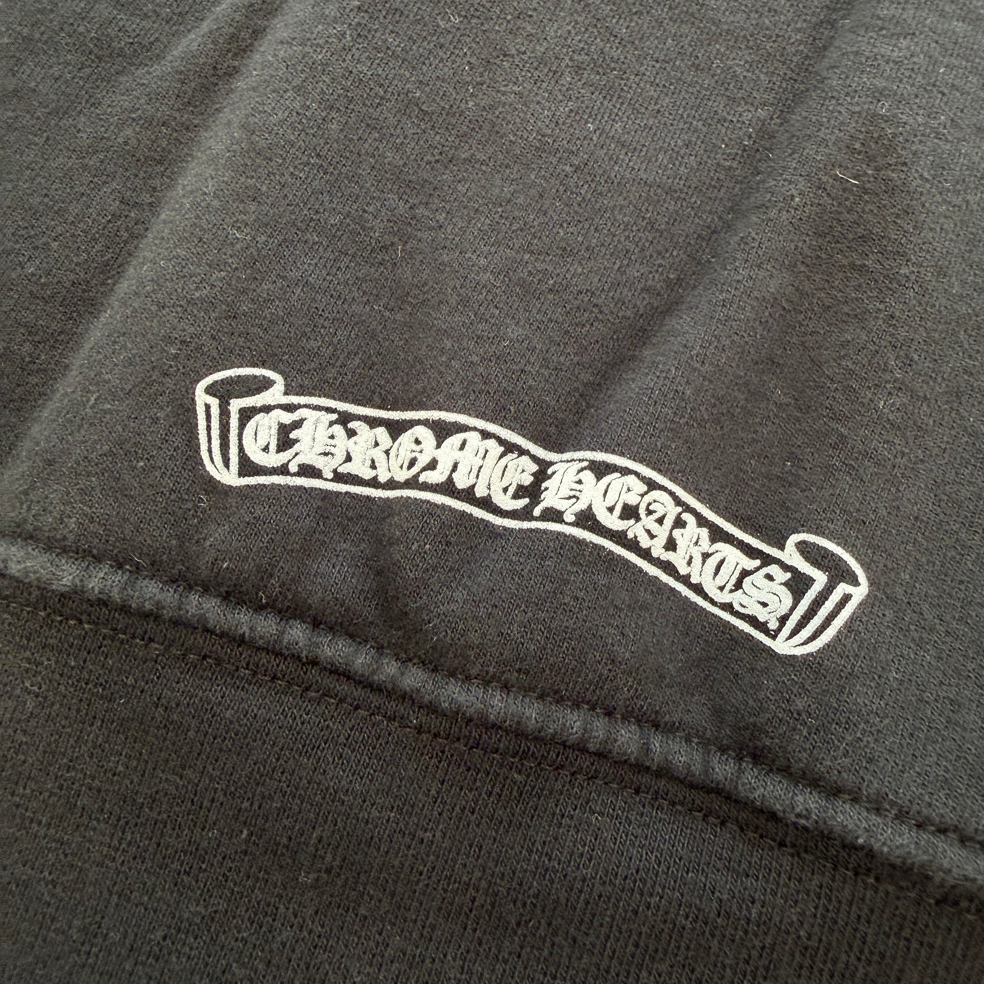 CHROME HEARTS Vertical Logo Thermal Zip Up Hoodie Size XL クロムハーツ ヴァーティカル ロゴ サーマル ジップアップフーディー サイズXL