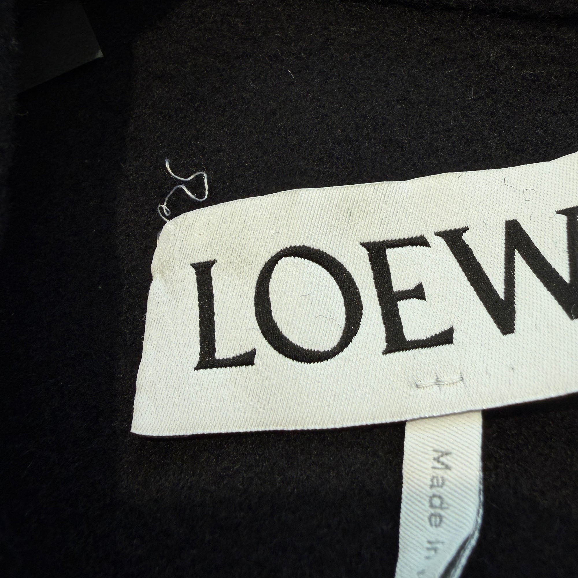 LOEWE Leather Pocket Anagram Work Wear Wool Jacket H526Y03WBE Size 48 ロエベ レザーポケット アナグラム ワークウェア ウールジャケット サイズ48