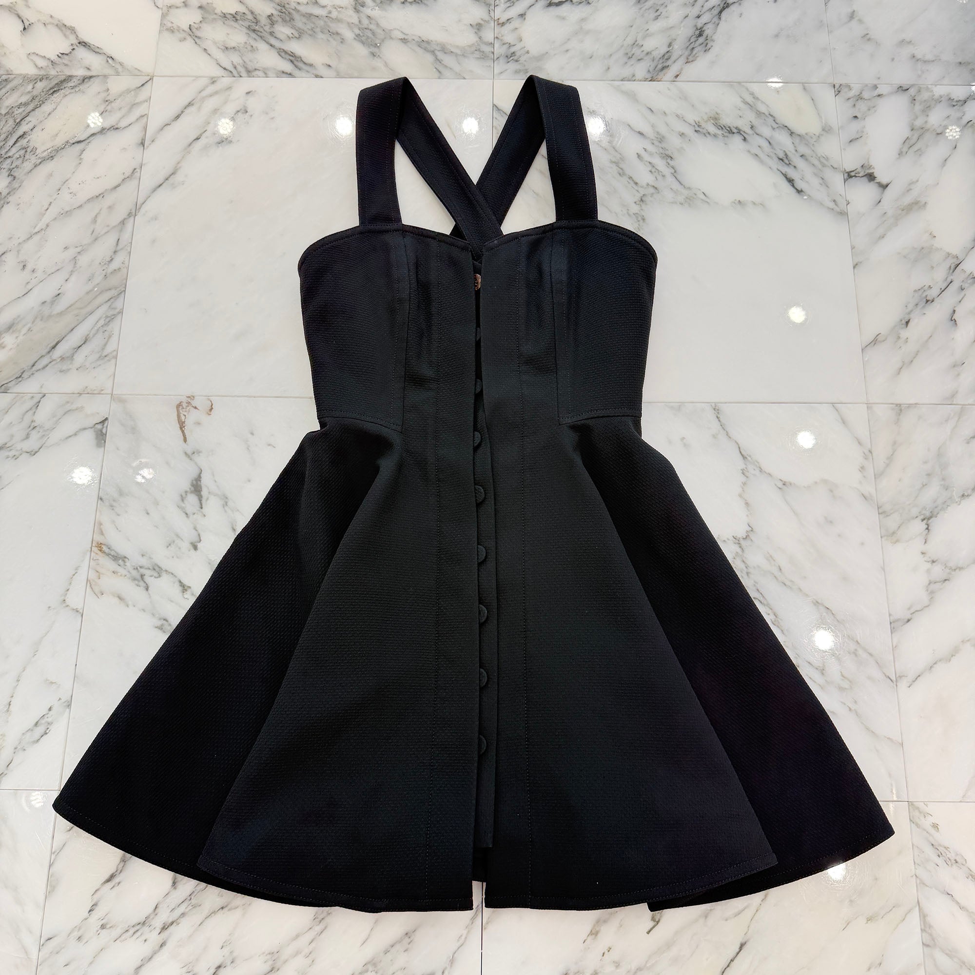 LOUIS VUITTON 2024SS Zigzag Body Dress FQRO52 サイズ38 ルイヴィトン ジグザグボディ ドレス サイズ38