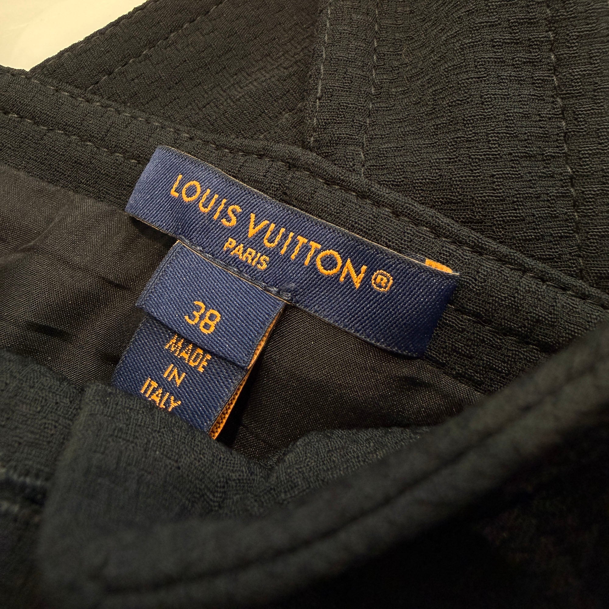 LOUIS VUITTON 2024SS Zigzag Body Dress FQRO52 サイズ38 ルイヴィトン ジグザグボディ ドレス サイズ38