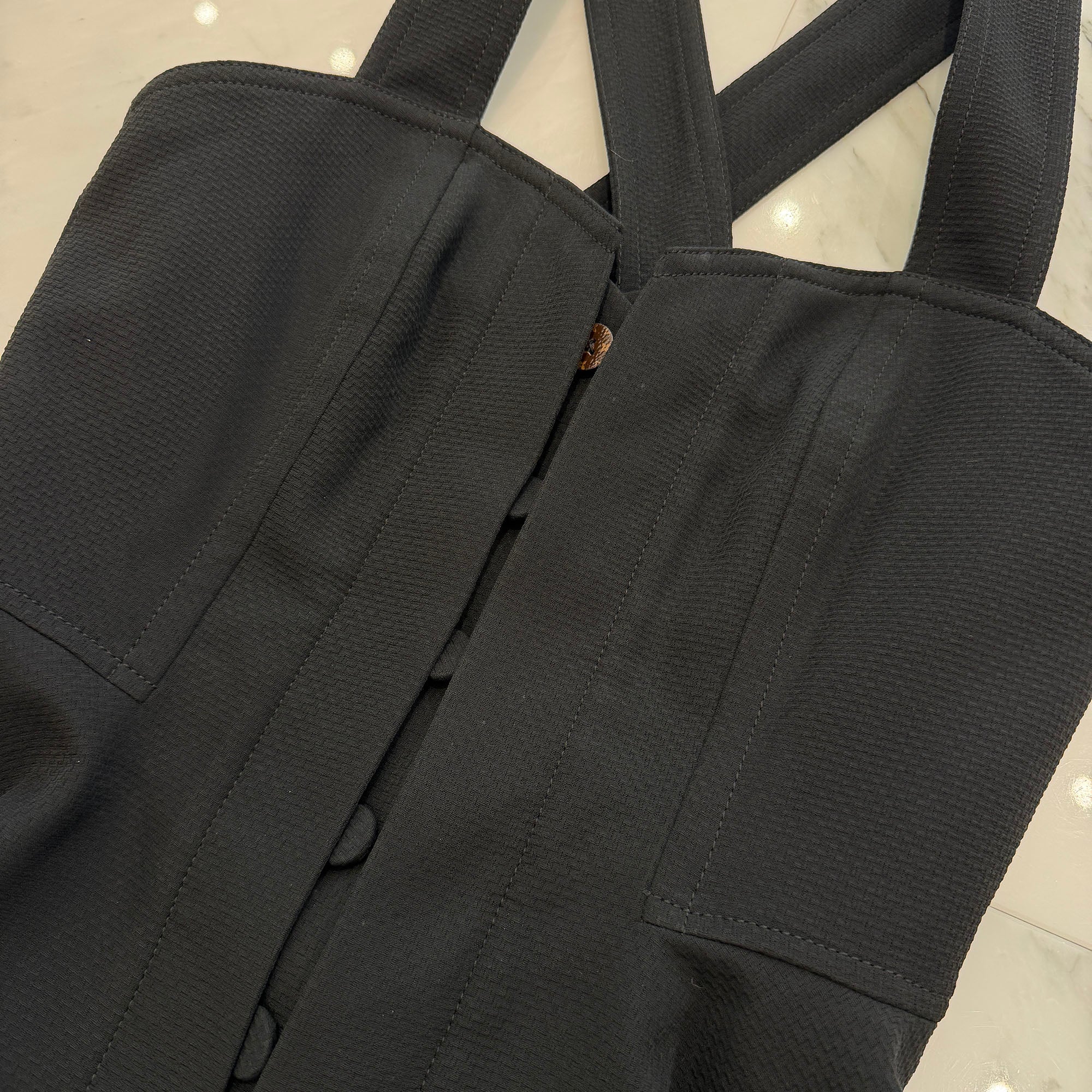 LOUIS VUITTON 2024SS Zigzag Body Dress FQRO52 サイズ38 ルイヴィトン ジグザグボディ ドレス サイズ38
