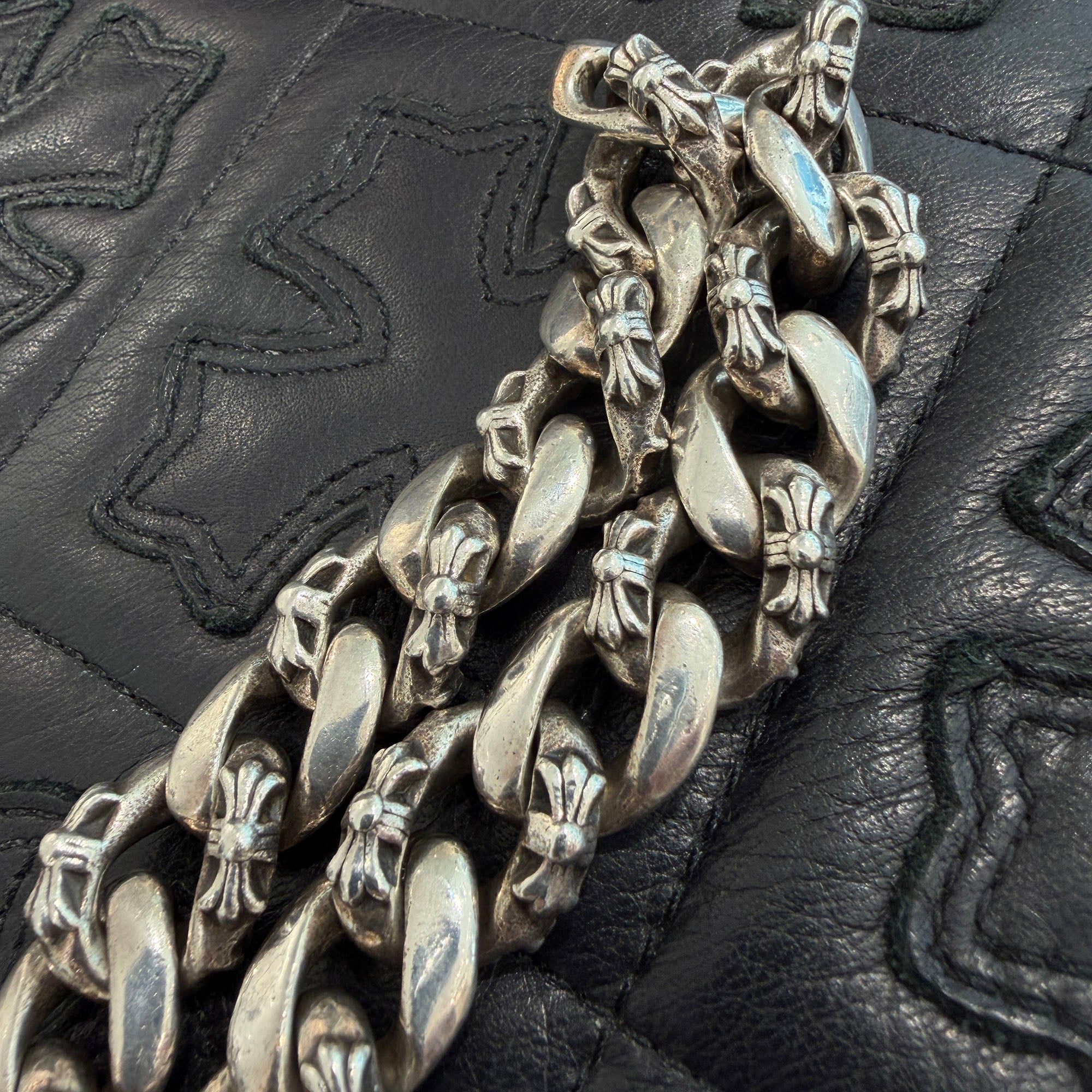 CHROME HEARTS 2 Clip Fancy Cross Wallet Chain クロムハーツ 2クリップファンシークロス ウォレットチェーン