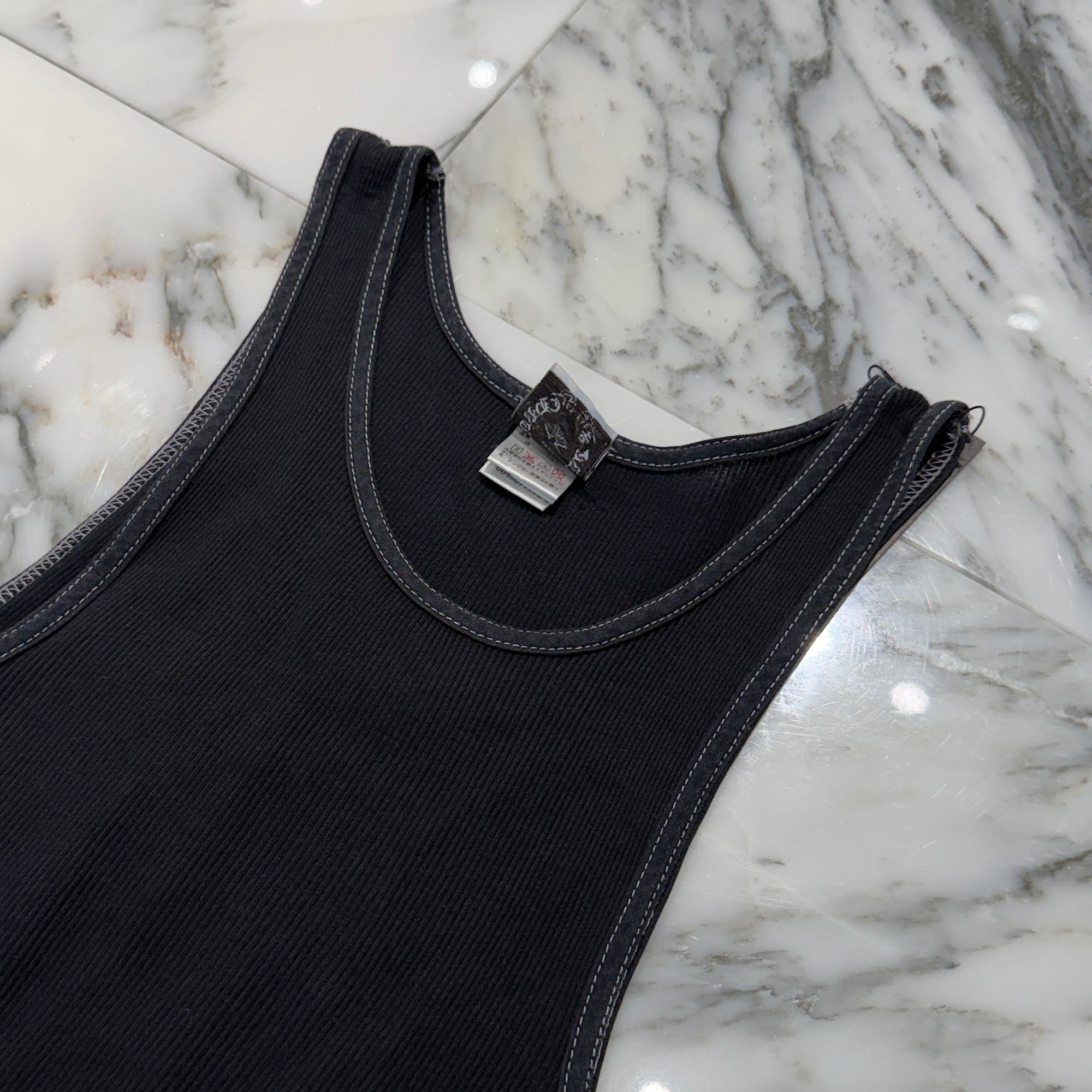CHROME HEARTS OLD Star CH Cross Print Tank Top Size M クロムハーツ オールド スター CH クロス プリント タンクトップ サイズM