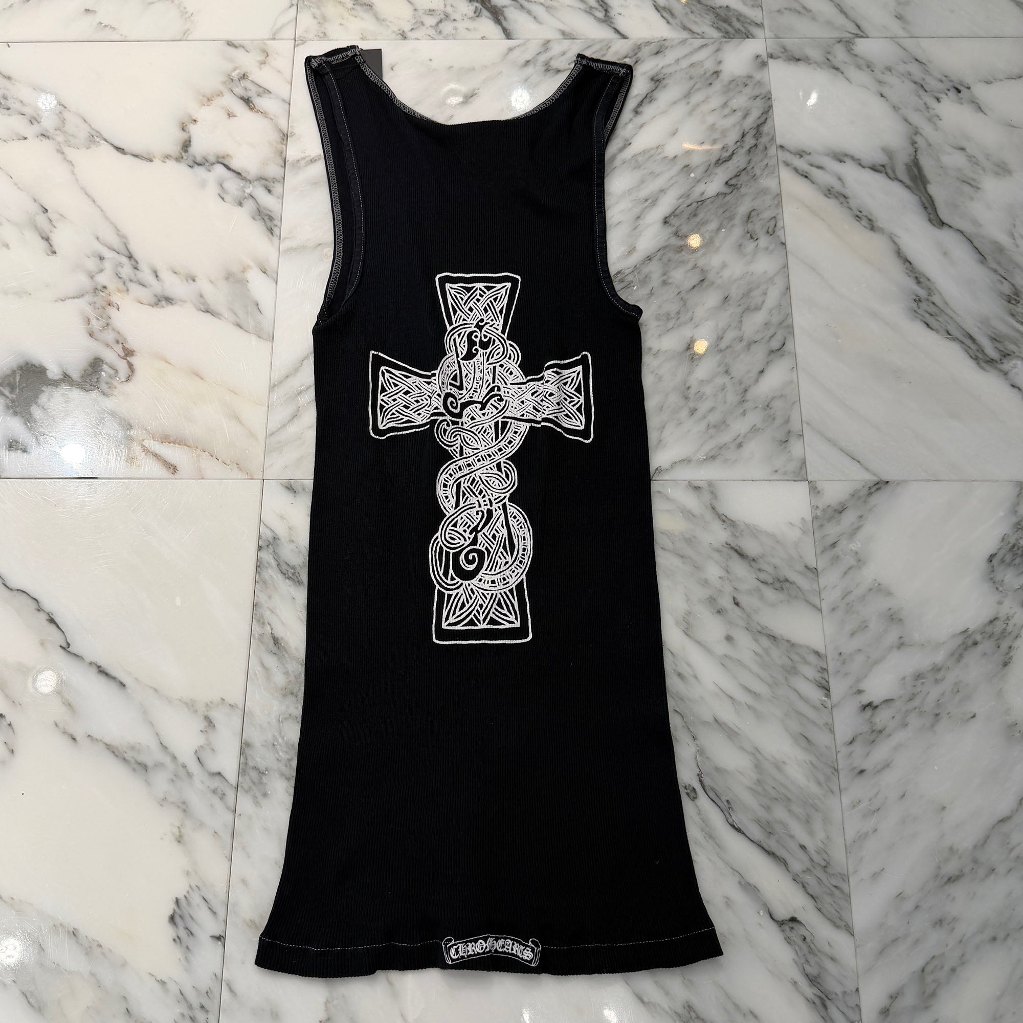 CHROME HEARTS OLD Celtic Cross Print Tank Top Size M クロムハーツ オールド ケルティッククロス プリント タンクトップ サイズM