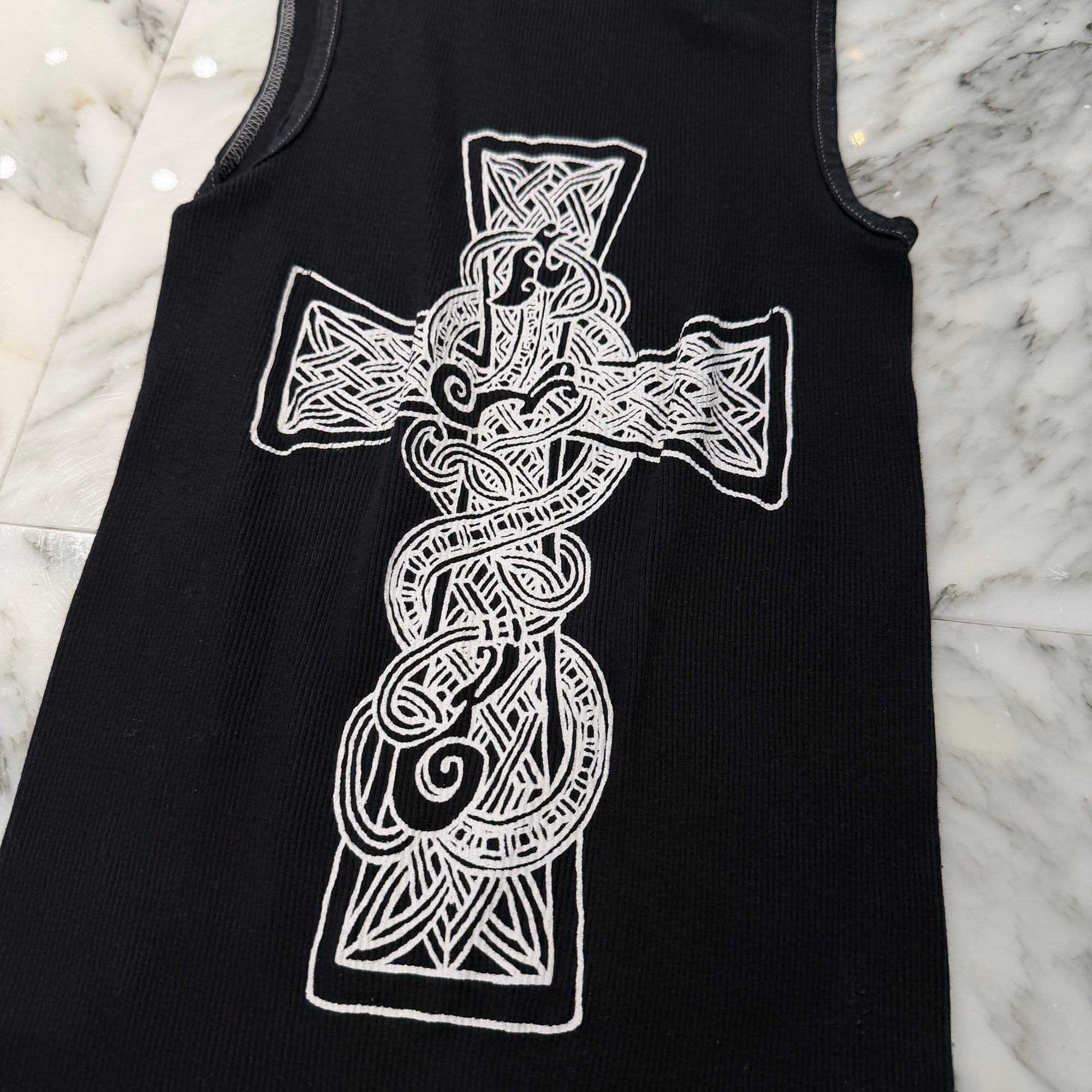 クロムハーツタンクトップ ケルティッククロス　Ｓ CHROME HEARTS OLD Celtic Cross Print Tank Top Size M クロムハーツ