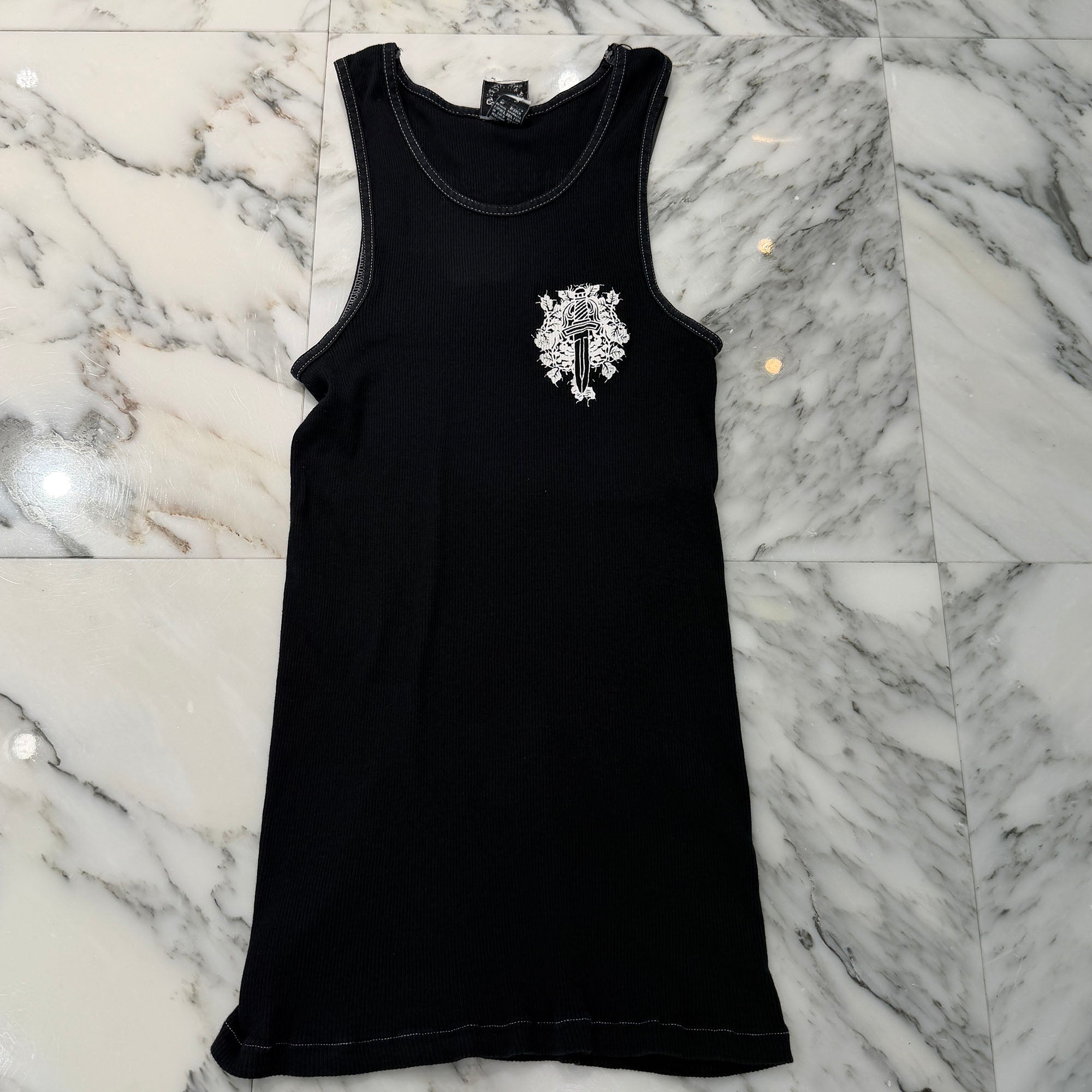 CHROME HEARTS OLD Los Angeles Limited Horseshoe Print Tank Top Size S クロムハーツ オールド ロサンジェルス限定 ホースシュー プリント タンクトップ サイズS