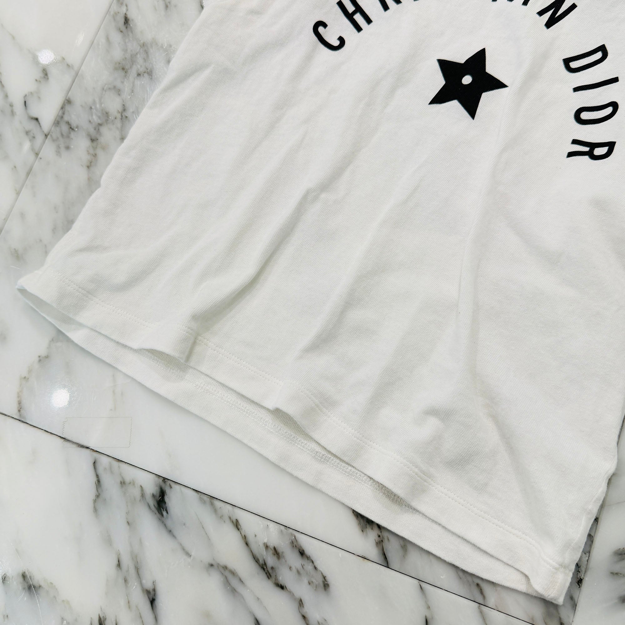 DIOR 2023SS DIORIVIERA Ruffle Short Sleeves Tee 323T43A4416 Size XS ディオール ディオリビエラ フリル ショート スリーブＴシャツ サイズXS