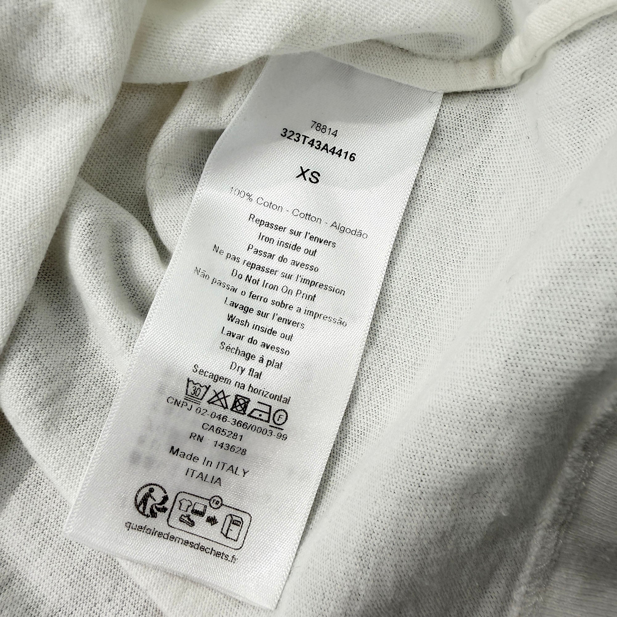 DIOR 2023SS DIORIVIERA Ruffle Short Sleeves Tee 323T43A4416 Size XS ディオール ディオリビエラ フリル ショート スリーブＴシャツ サイズXS