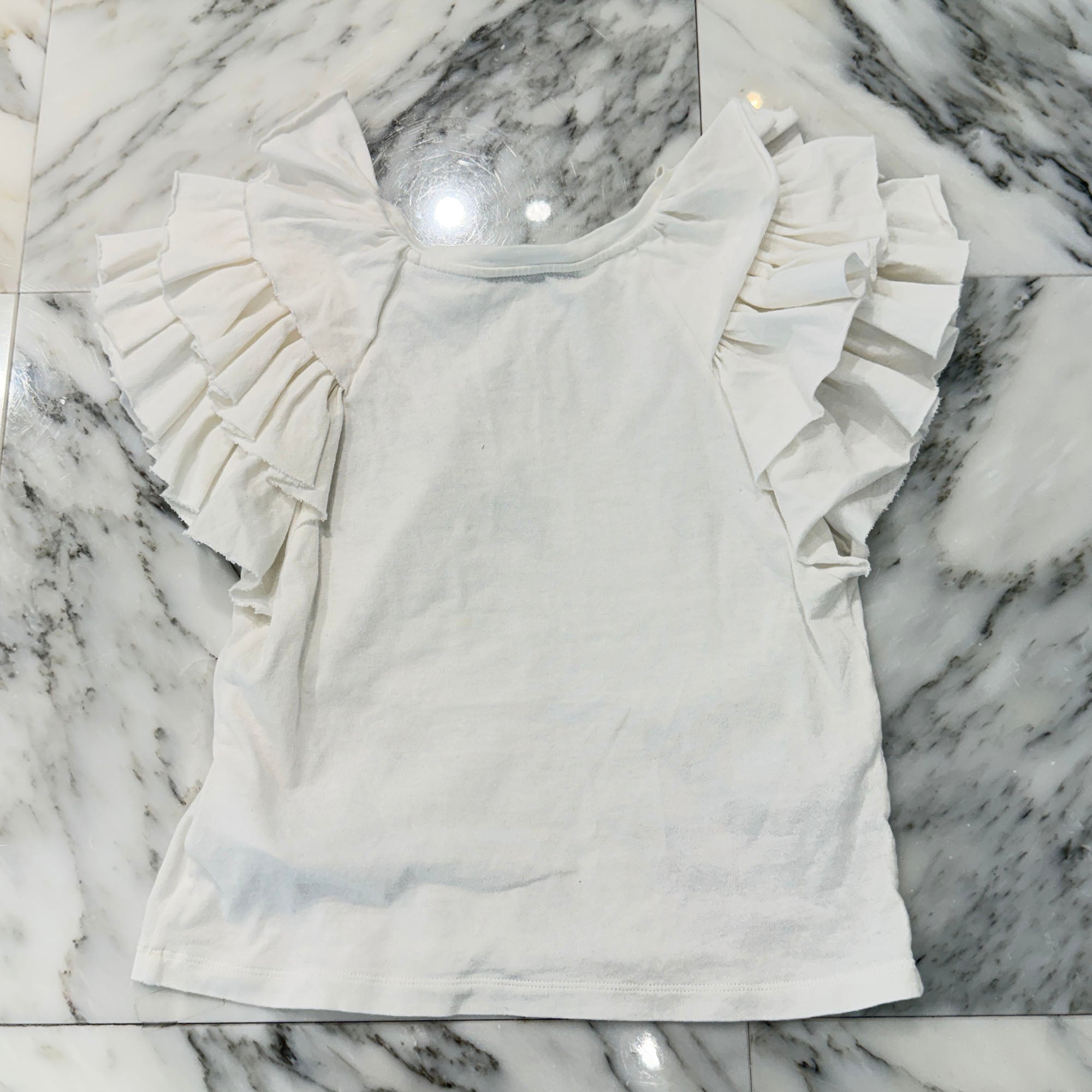 DIOR 2023SS DIORIVIERA Ruffle Short Sleeves Tee 323T43A4416 Size XS ディオール ディオリビエラ フリル ショート スリーブＴシャツ サイズXS
