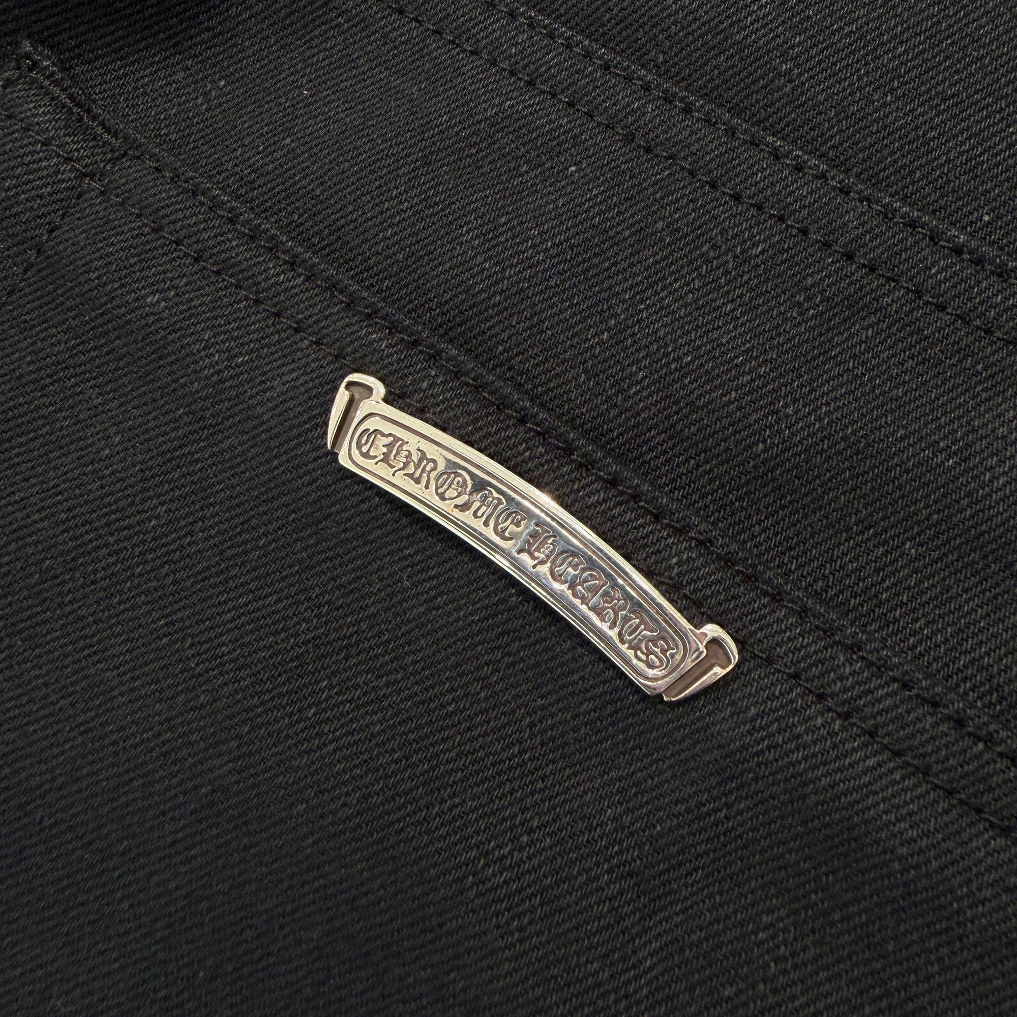 CHROME HEARTS KS FIT Cross Ball Button Denim Pants Size 34 クロムハーツ KSフィット クロスボールボタン デニムパンツ サイズ34