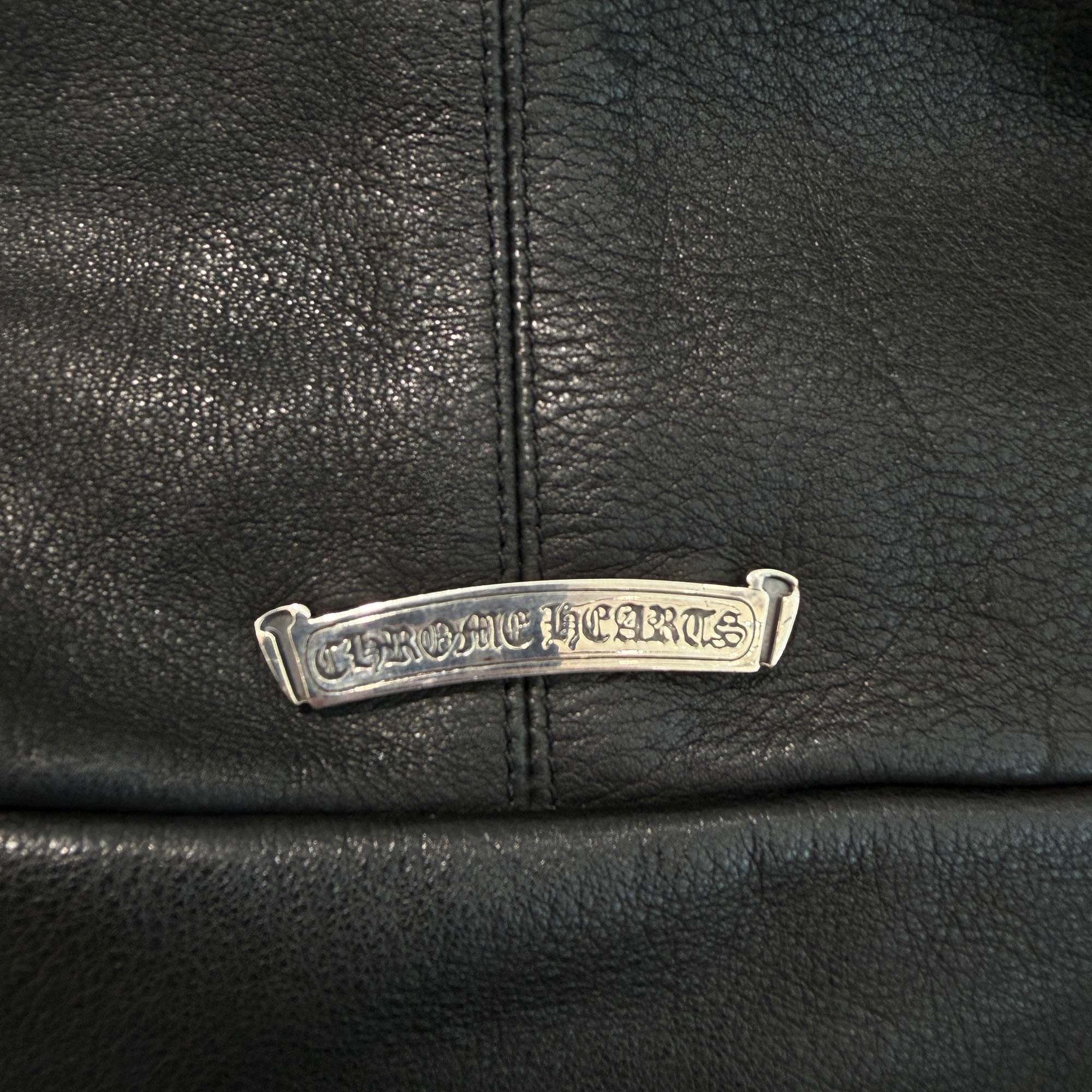 CHROME HEARTS SNAT PACK Leather Shoulder Bag Extra Large クロムハーツ スナットパック レザー ショルダーバッグ エクストララージ