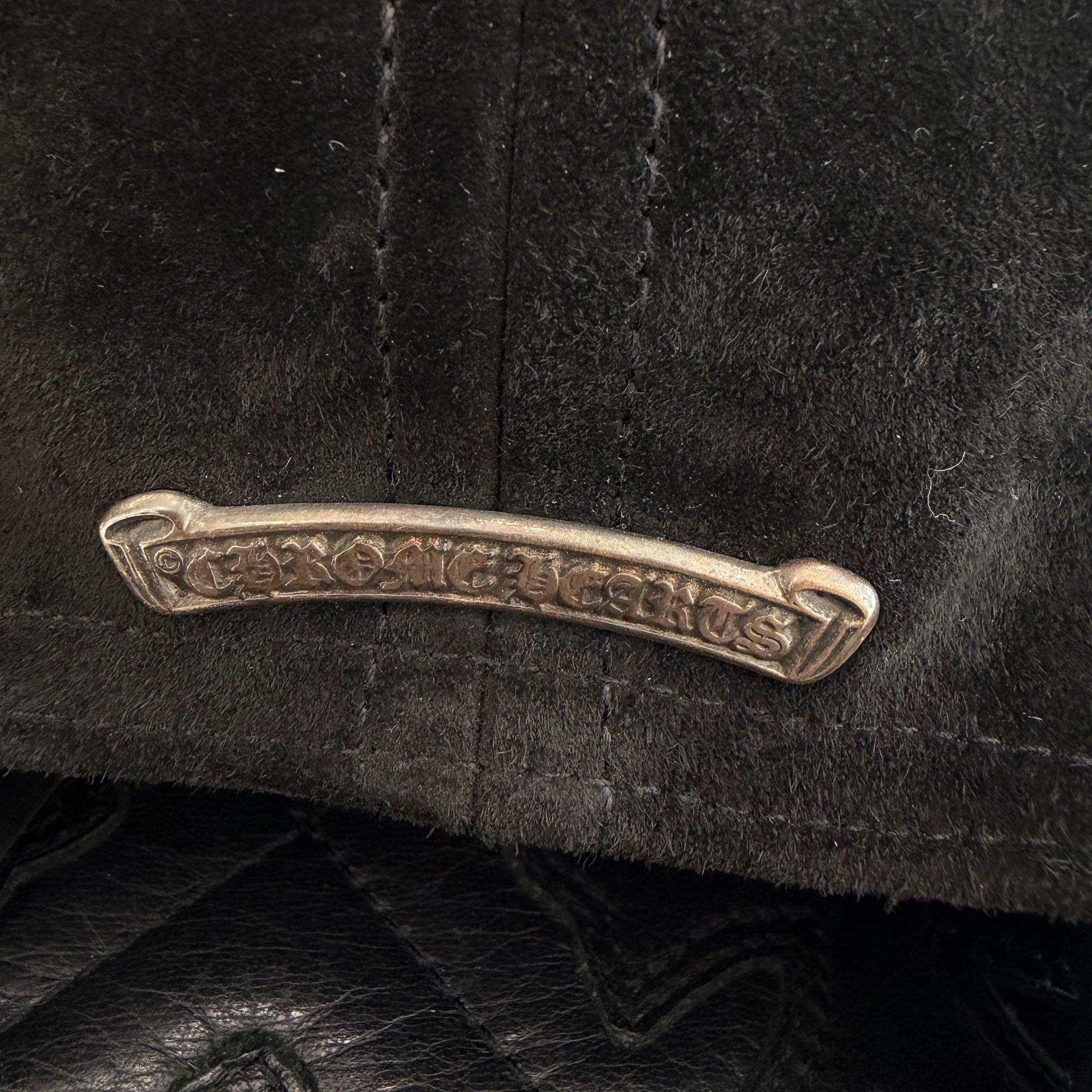 CHROME HEARTS Dagger Suede Trucker Cap Size ONE SIZE (53-60) クロムハーツ ダガースエードトラッカーキャップ サイズONE SIZE（53-60）