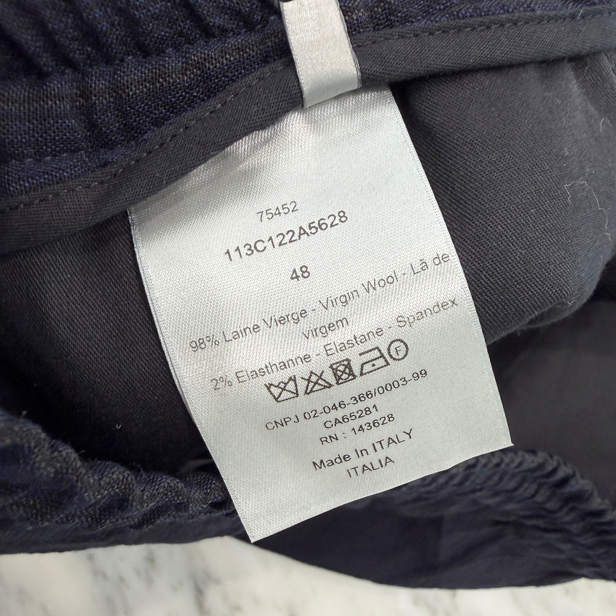 DIOR 2021SS Oblique Jacquard Track Pants 113C122A5628 Size 48 ディオール オブリーク ジャカード トラックパンツ サイズ48