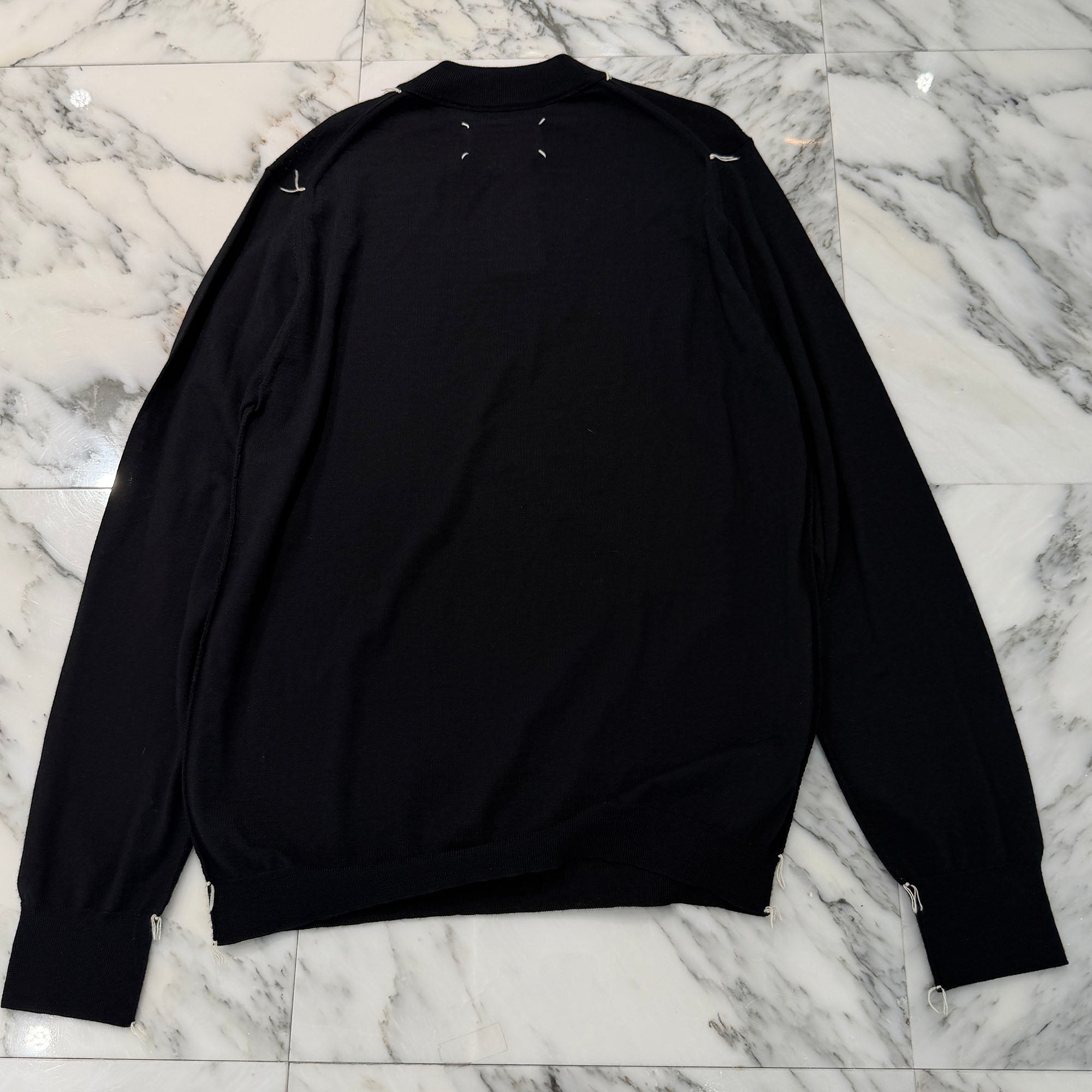 Maison Margiela 2023AW Work in Progress Crew Neck Knit Sweater S51HL0016 M13057 Size M メゾンマルジェラ ワークインプログレス クルーネック ニットセーター サイズ M