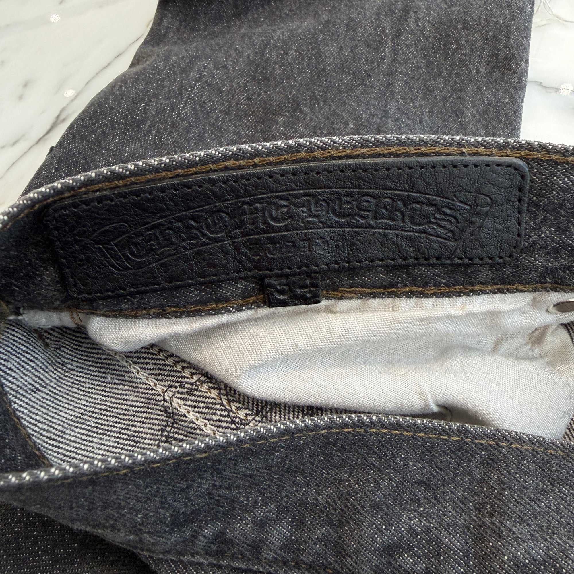CHROME HEARTS × Levi's 501 VNTG Leather Cross Patch Jeans Size 34 クロムハーツ × リーバイス 501 ヴィンテージ レザークロスパッチ ジーンズ デニムパンツ サイズ34