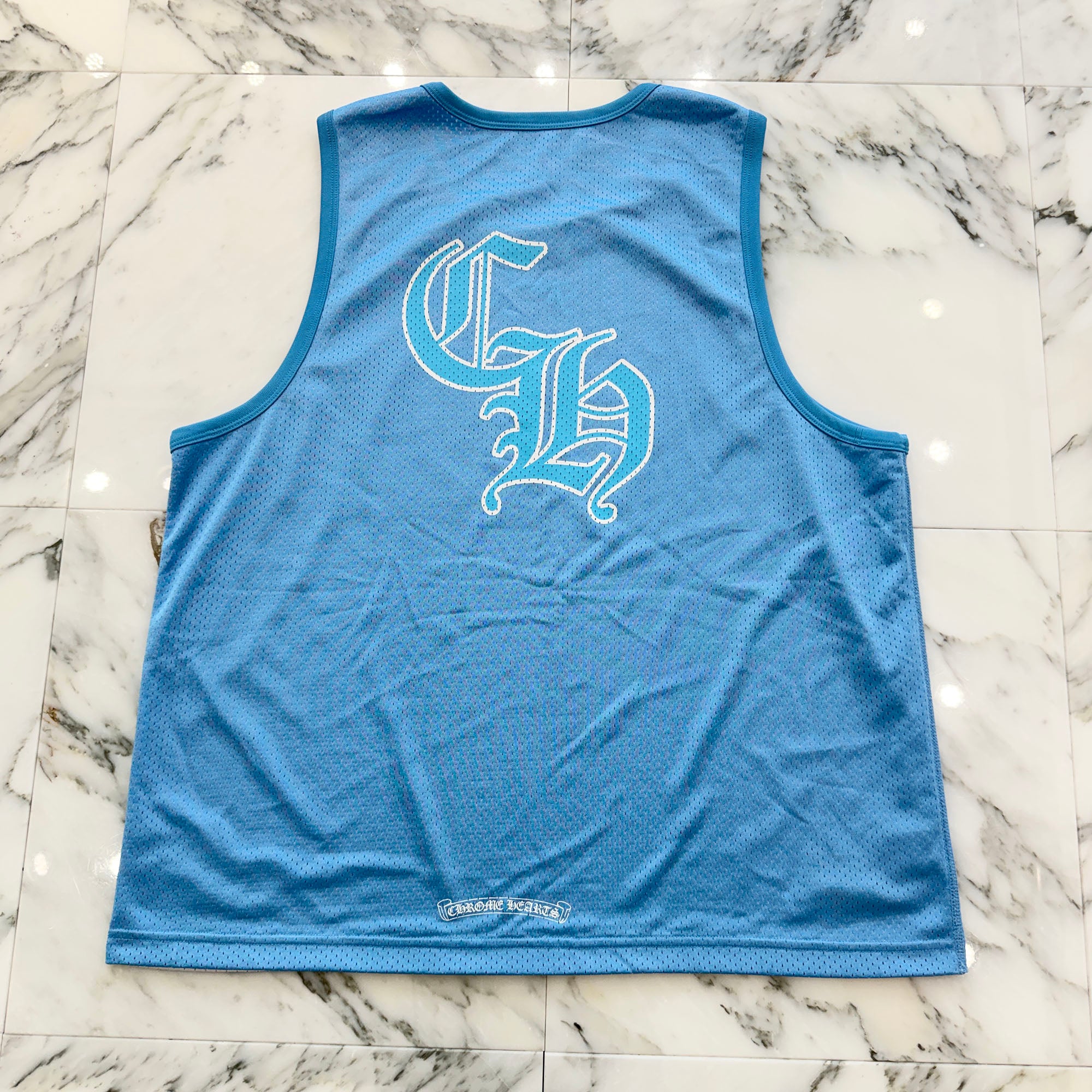 クロムハーツ メッシュスタジアムウォームアップジャージ CHROME HEARTS Mesh Warm Up Jersey Size L クロムハーツ メッシュ