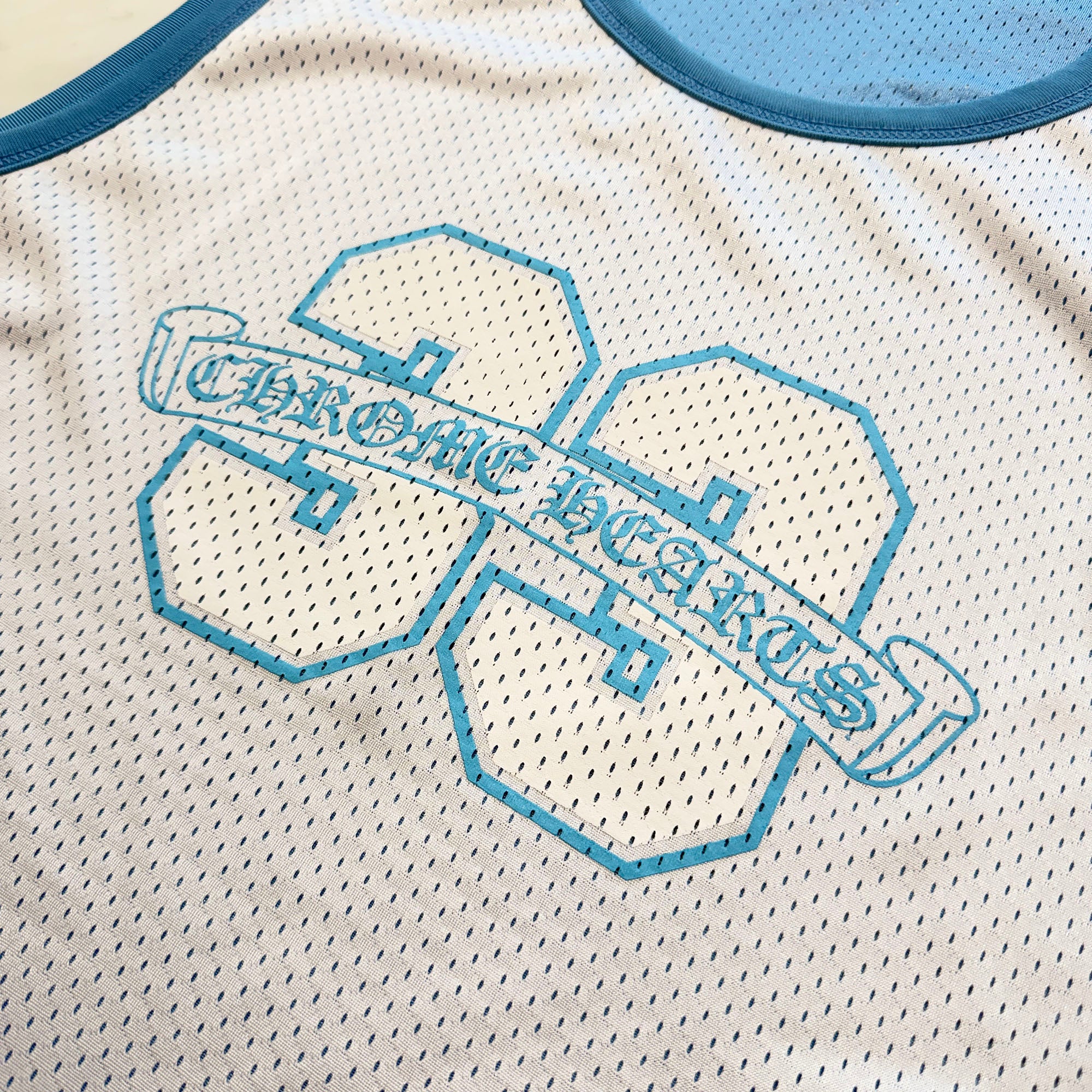 CHROME HEARTS Mesh Warm Up Jersey Size L クロムハーツ メッシュウォームアップジャージー サイズL
