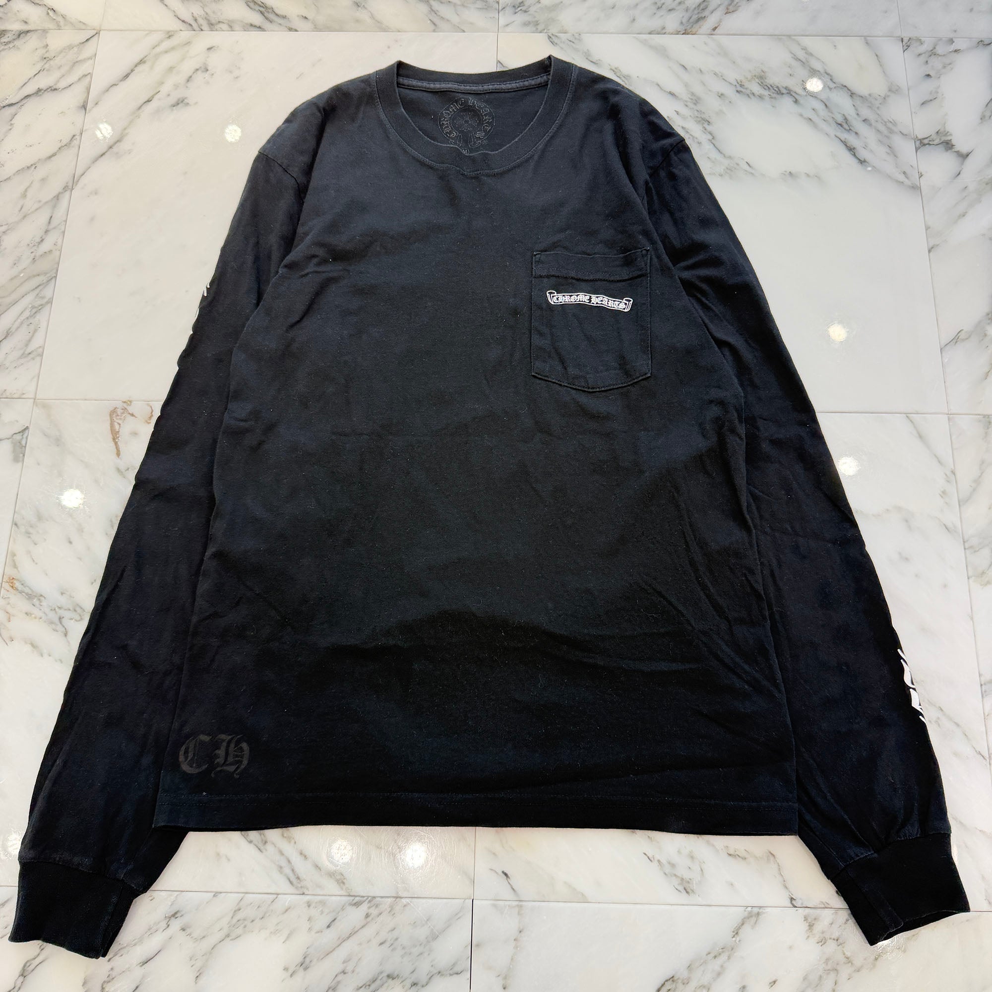 CHROME HEARTS Back Scroll Fuck You Long Sleeve Tee Size M クロムハーツ バックスクロール ファックユー ロングスリーブ Tシャツ サイズM