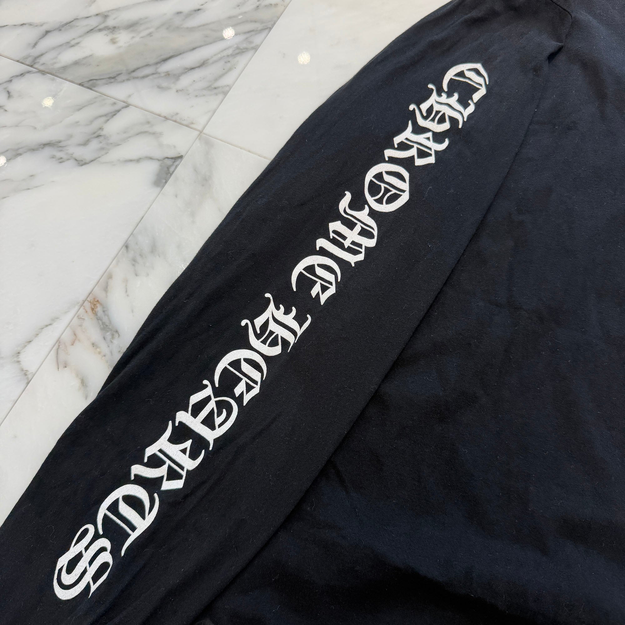 CHROME HEARTS Back Scroll Fuck You Long Sleeve Tee Size M クロムハーツ バックスクロール ファックユー ロングスリーブ Tシャツ サイズM